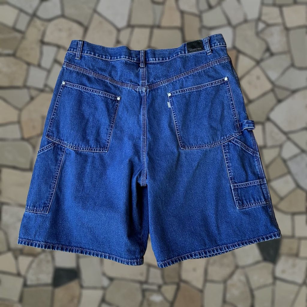 Levi's VINTAGE Levi's Silvertab Baggy Denim Shorts Men’s 38 Shirt Jeans Baggy 5-Pocket Denim Blue N/A Size US 38 / EU 54 - 1 Thumbnail