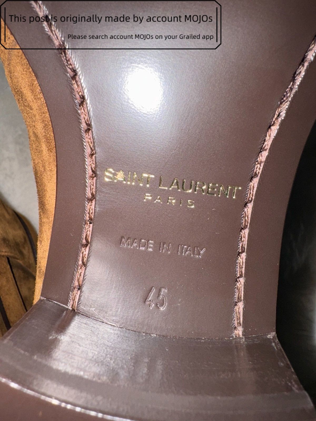 Saint Laurent Paris Sz 45 Saint Laurent Paris Cachemire Land Boots mojos13184 Size US 12 / EU 45 - 8 Thumbnail
