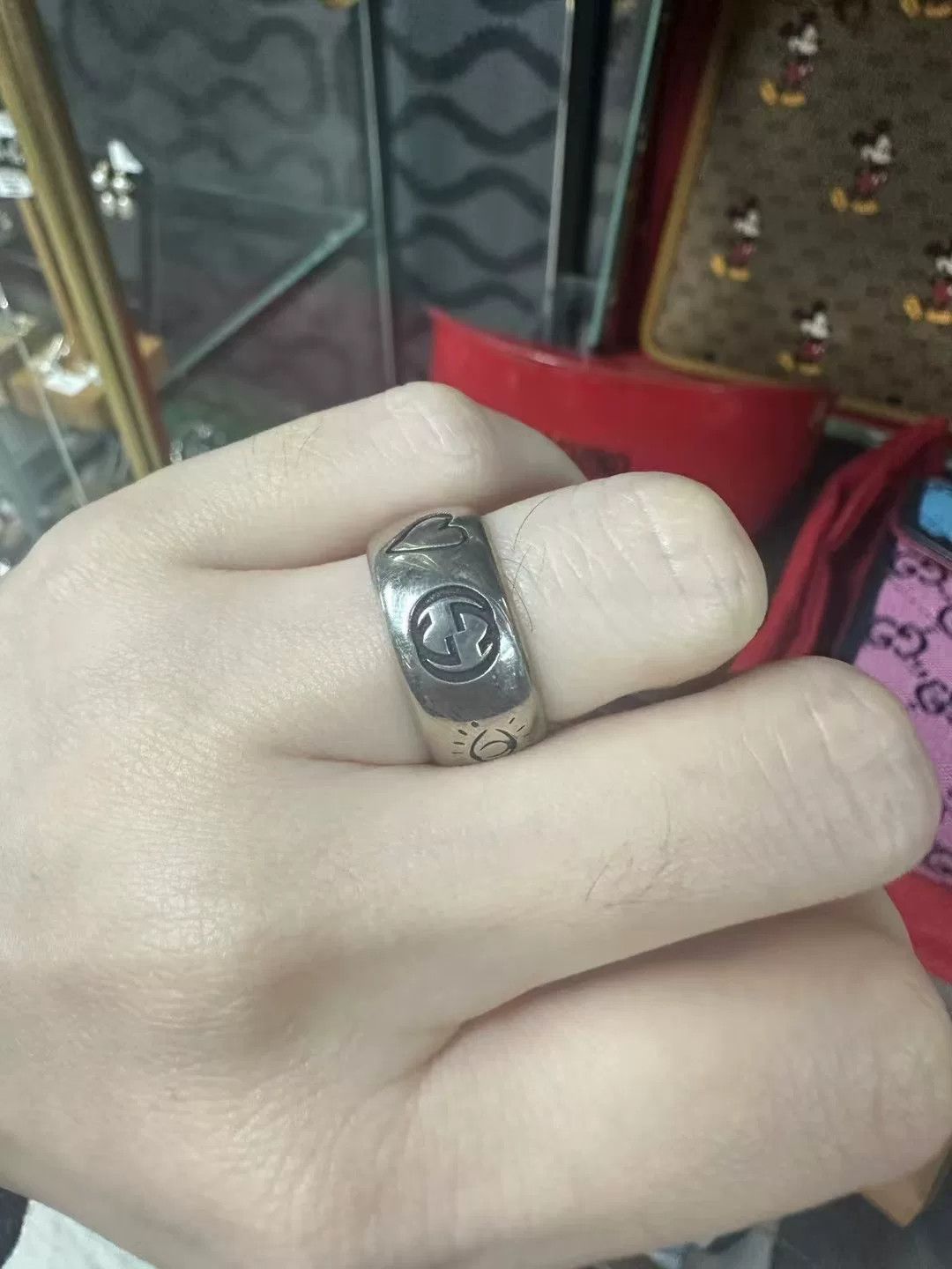 Gucci 'Blind Love' Silver Ring