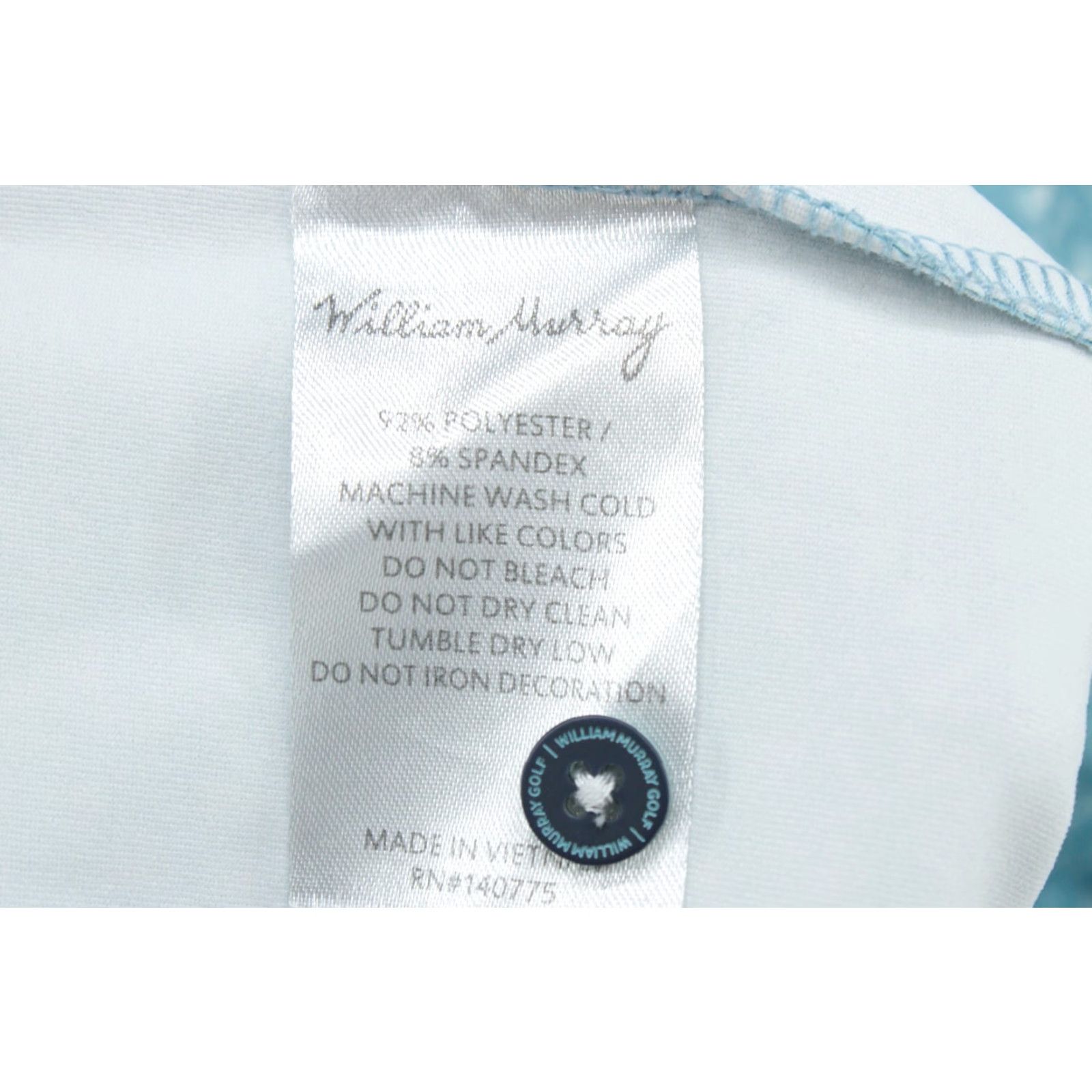 Vintage William Murray Golf Polo Shirt Men's L Blue Mower Martini Glasses Performance Polo Shirt Mens L Blue Mower Martini Glasses Performance Size US L / EU 52-54 / 3 - 6 Thumbnail