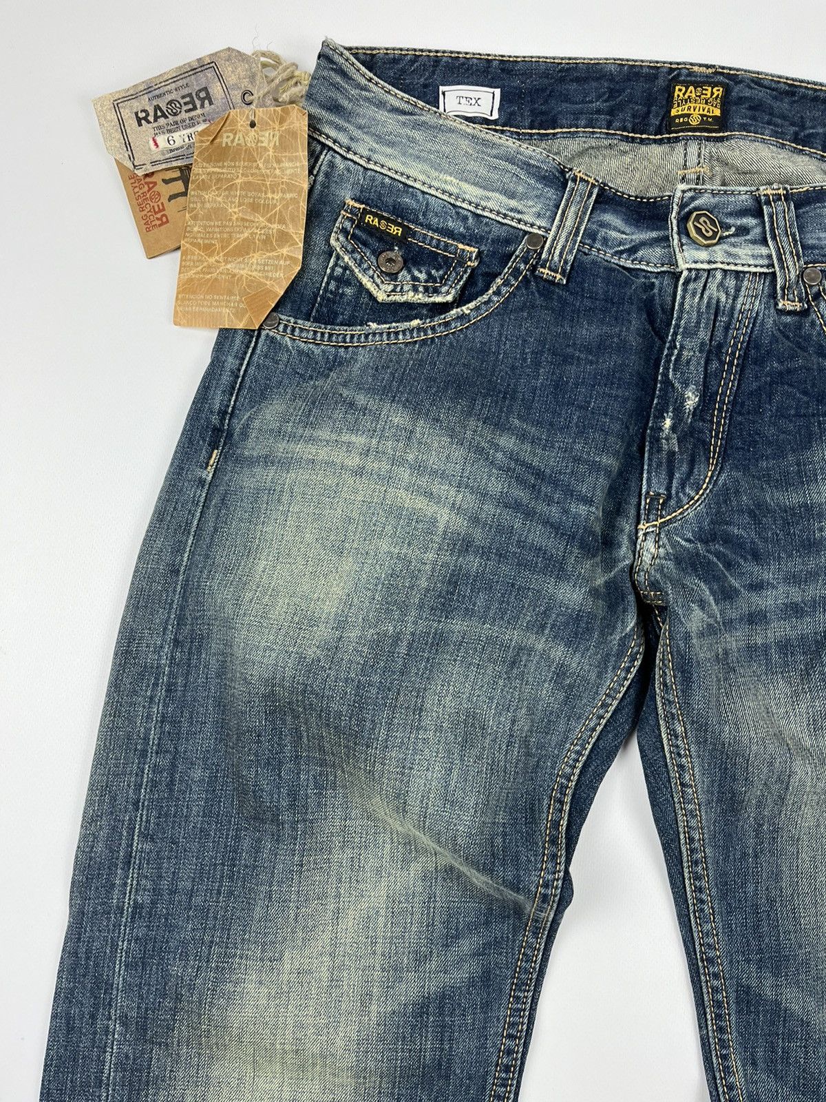 Other Jeans Dirty Pants faded crash denim thrashed y2k distressed Size US 32 / EU 48 - 7 Thumbnail