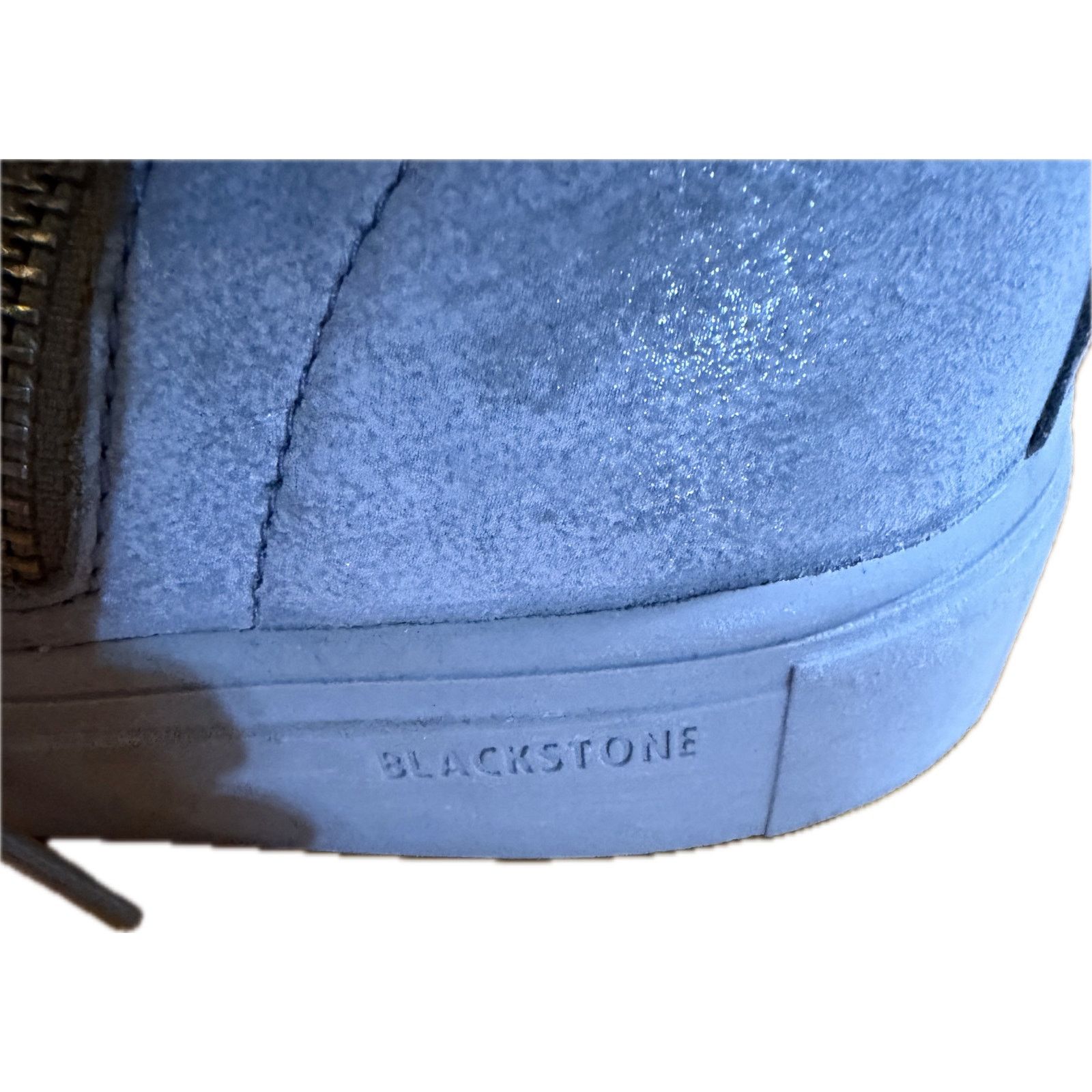 Blackstone Blackstone Women's High-Top Sneakers Blue Side $195 MSRP 9.5 Size US 9.5 / IT 39.5 - 10 Thumbnail