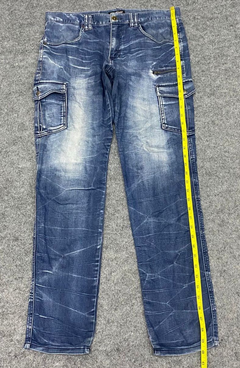 semanticdesign Vintage Semantics Designs Cargo Denim Pants Size US 33 - 3 Thumbnail