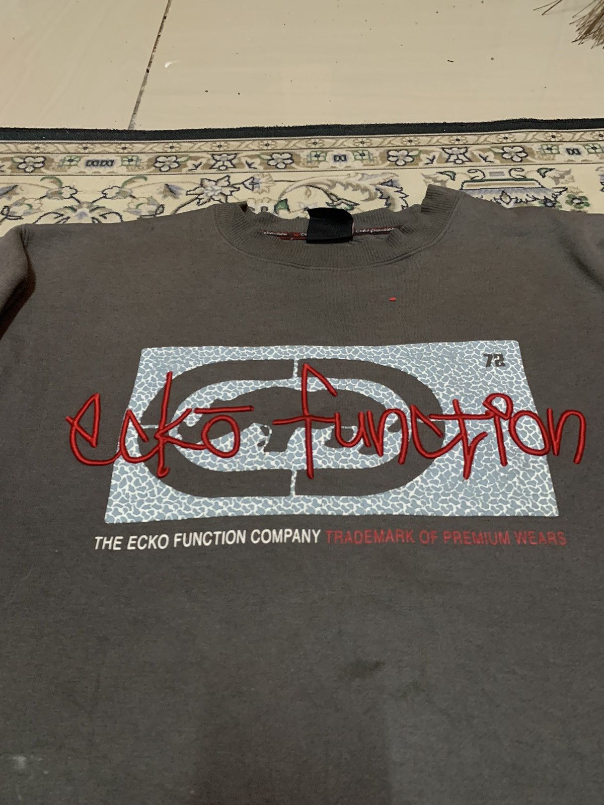 Ecko Unltd. × Japanese Brand Y2K ECKO FUNCTION SWEATSHIRT RARE DESIGN Size US L / EU 52-54 / 3 - 7 Thumbnail