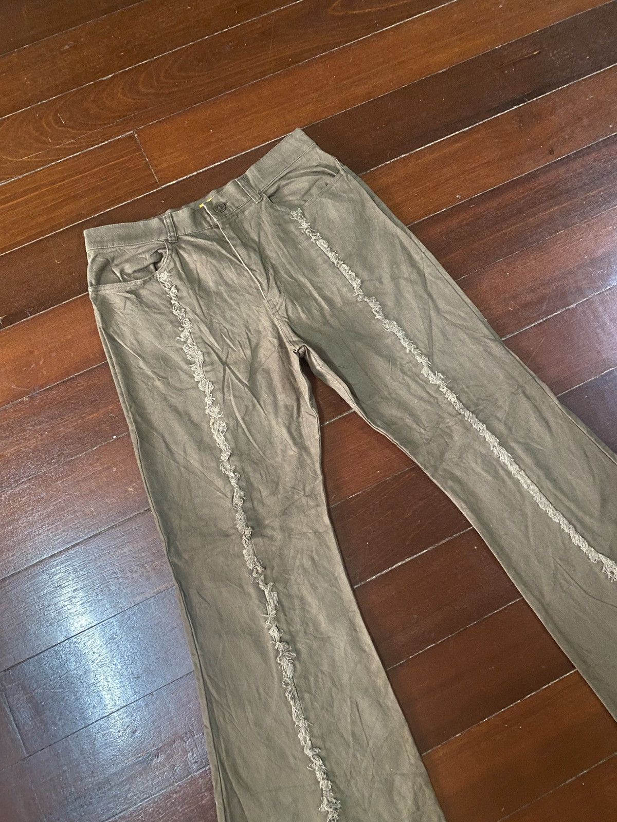 If Six Was Nine Flare Pants orange juice Bondage Cargo Pant Bootcut Size US 33 - 6 Thumbnail
