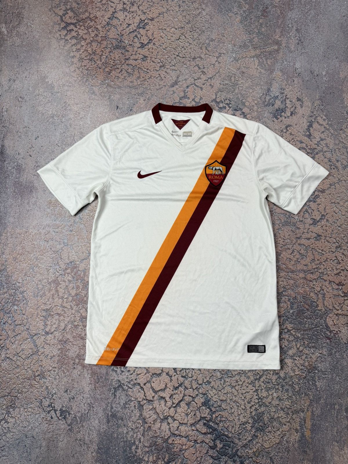 Nike ROMA 2014 2015 AWAY FOOTBALL SHIRT SOCCER JERSEY NIKE Size US M / EU 48-50 / 2 - 1 Thumbnail