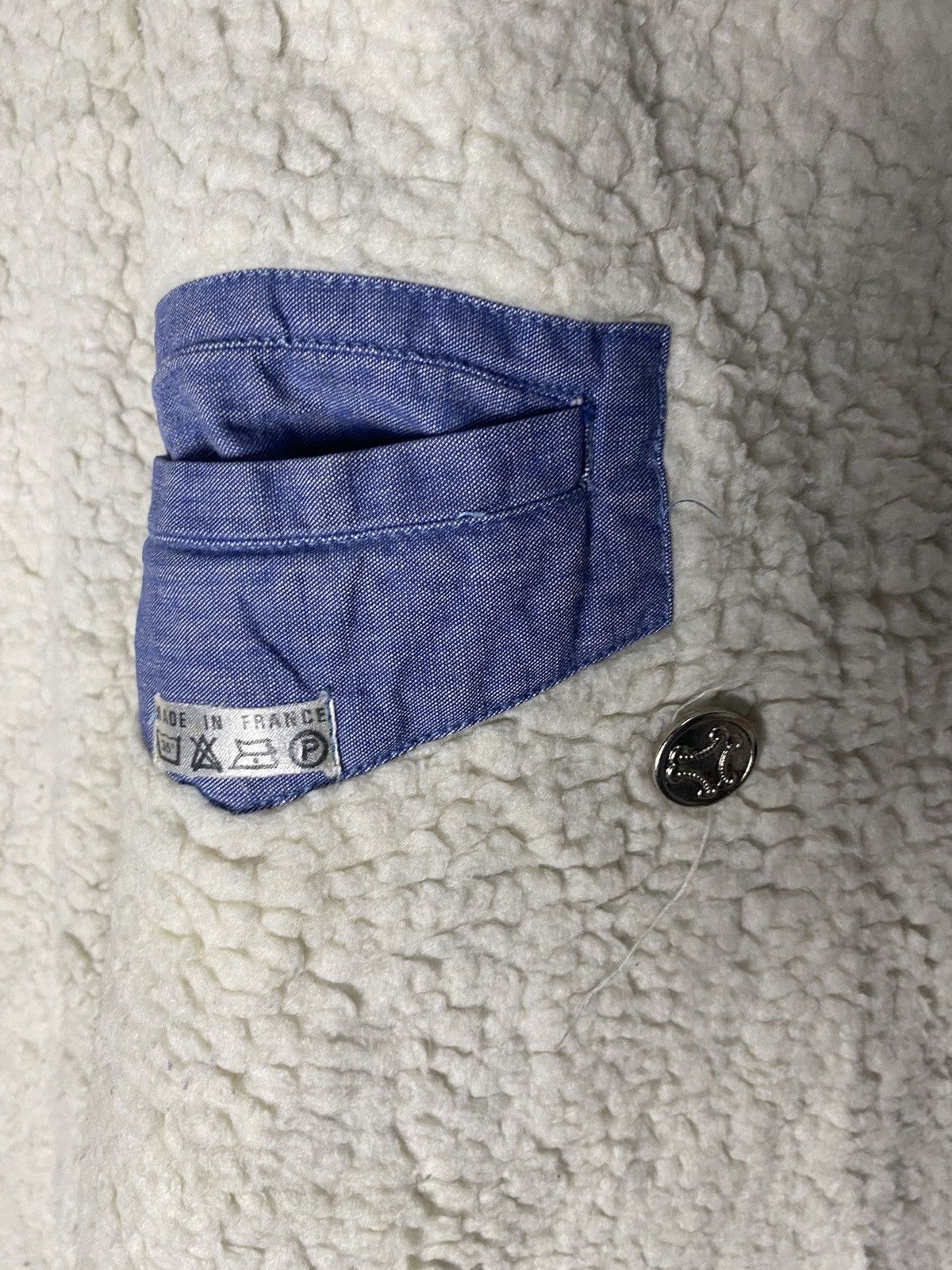 Vintage Vintage 70s Sherpa Lined Denim Ranch Coat Size US M / EU 48-50 / 2 - 12 Thumbnail