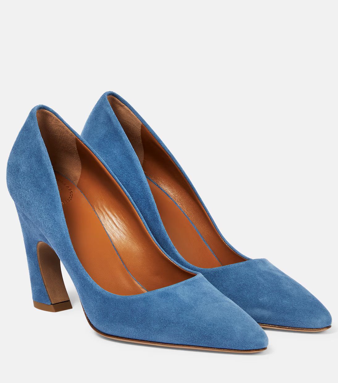 Chloe o1y0825 Leather Pumps in Deep Teal Size US 7 / IT 37 - 1 Thumbnail