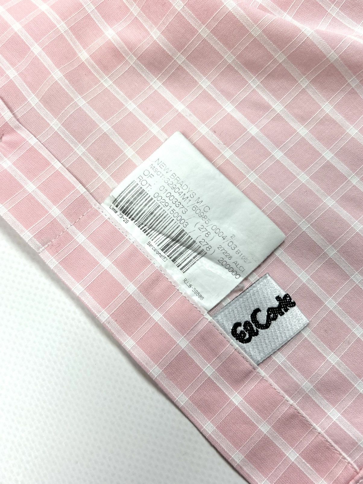 Burberry Vintage Burberry Pink Check Short Sleeve Button-Up Shirt M Size US M / EU 48-50 / 2 - 17 Thumbnail