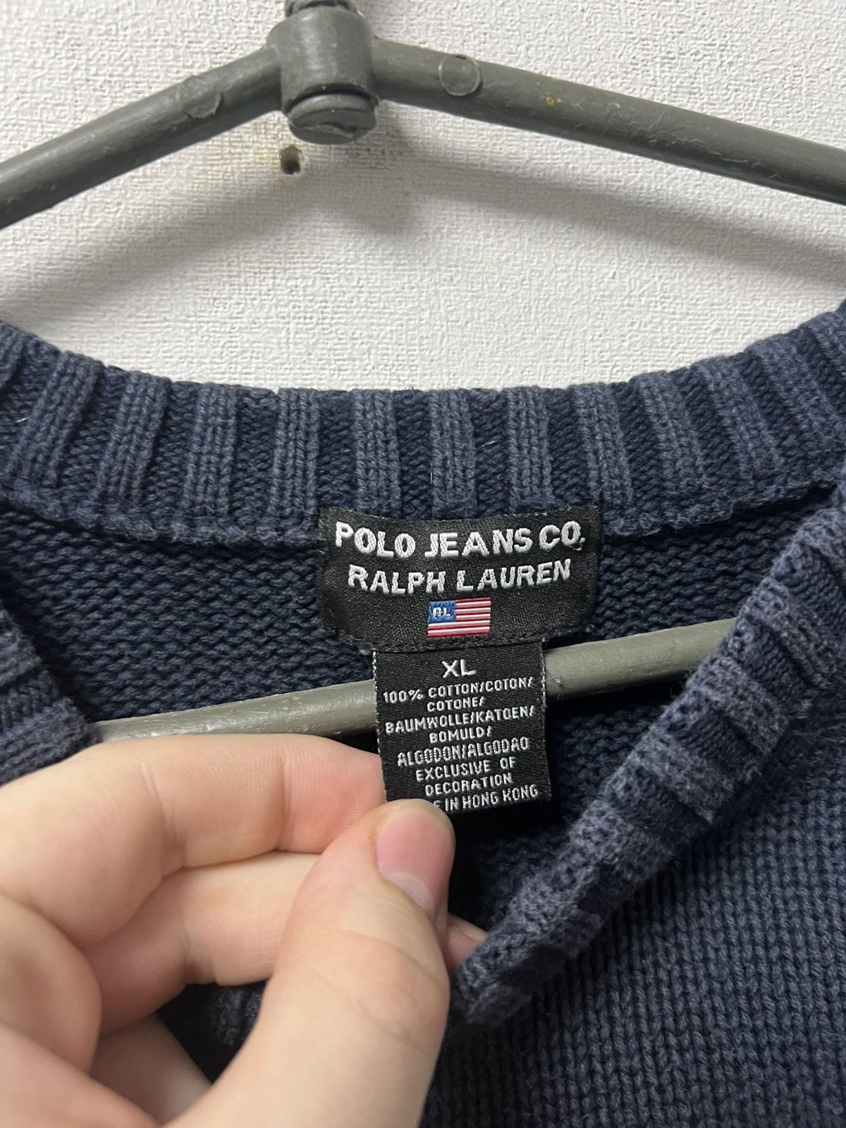 Polo Ralph Lauren Polo Ralph Lauren USA Flag Sweater Size US XL / EU 56 / 4 - 5 Thumbnail