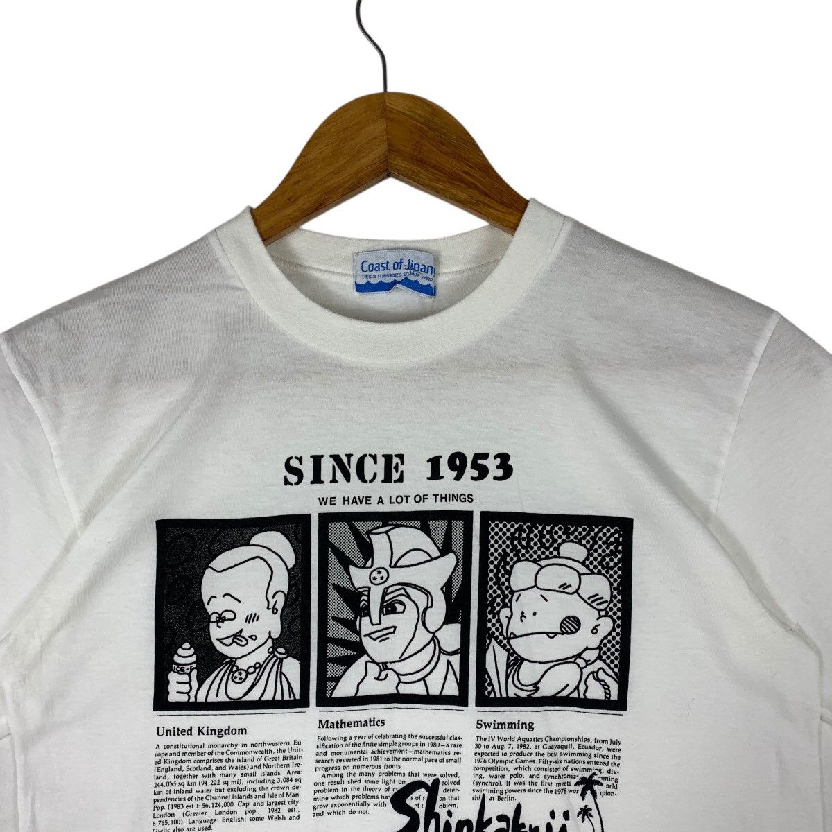 Japanese Brand × Vintage Vintage SHINKAKUJI japan coastal comedy tee Size US S / EU 44-46 / 1 - 2 Thumbnail