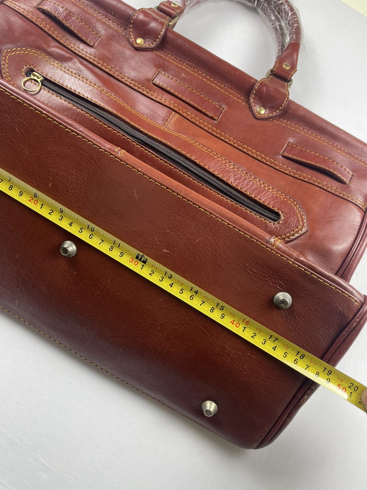Genuine Leather Rare Pat-CAT Vintage Full Leathers Handmade Made in Italy Size ONE SIZE - 12 Thumbnail