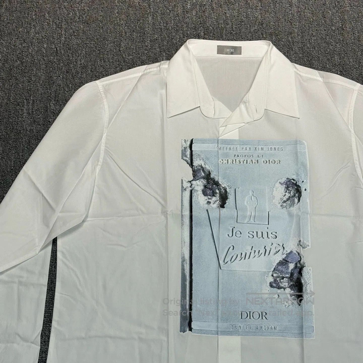 Dior Dior x Daniel Arsham White Long Sleeve Shirt. Size US L / EU 52-54 / 3 - 3 Thumbnail