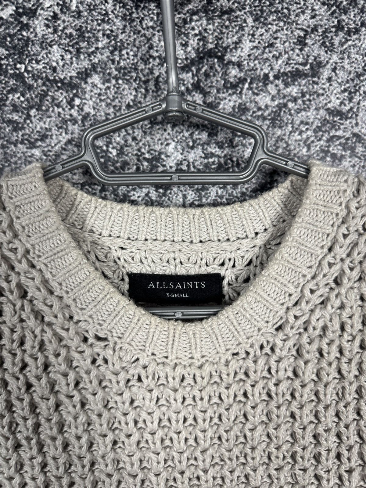Allsaints AllSaints Chunky Open Knit Sweater Pullover Luxury Size XS Size US XS / EU 42 / 0 - 7 Thumbnail