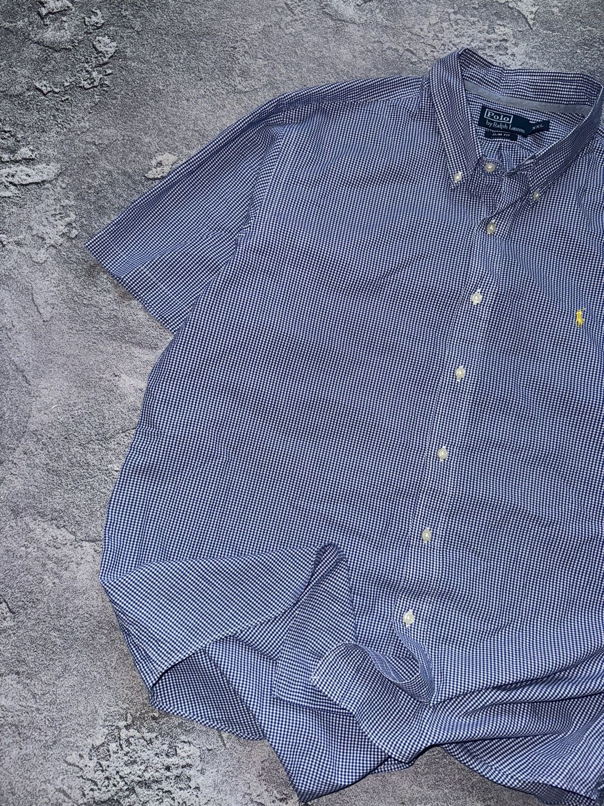 Polo Ralph Lauren × Vintage Polo Ralph Lauren XXL checkered shirt short sleeve polo tee Size US XXL / EU 58 / 5 - 2 Thumbnail