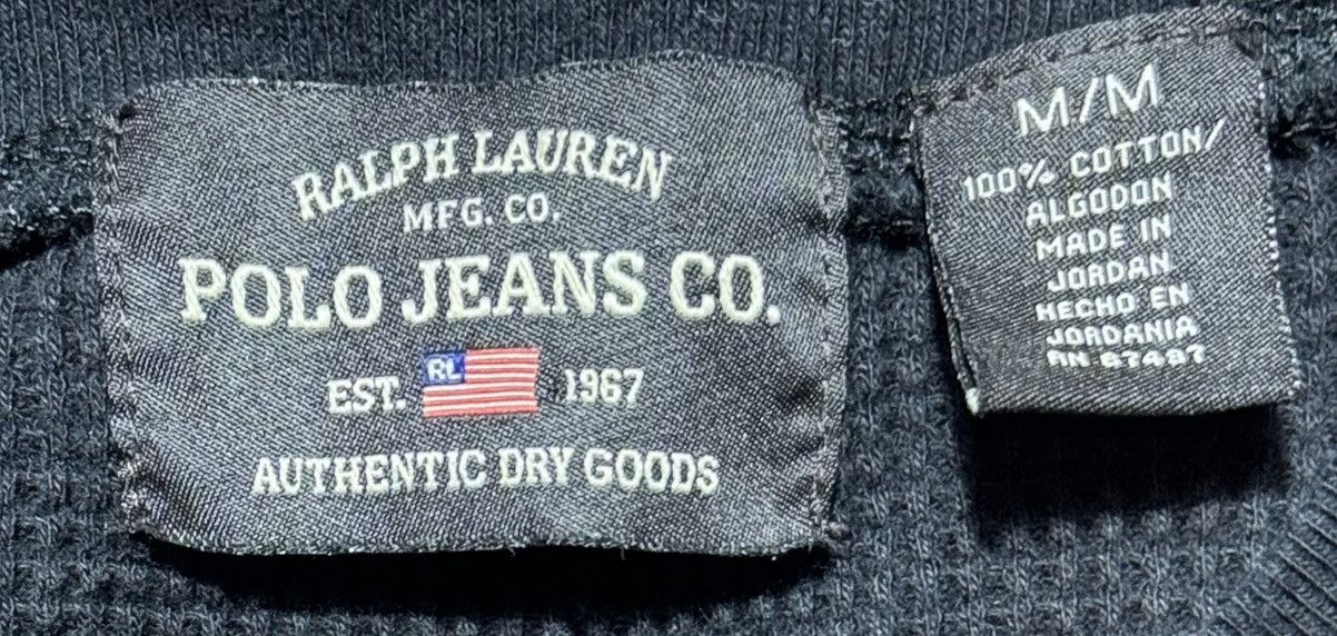 Polo Ralph Lauren × Vintage Vintage Polo Jeans Ralph Lauren Company Thermal Shirt size M Size US M / EU 48-50 / 2 - 8 Thumbnail