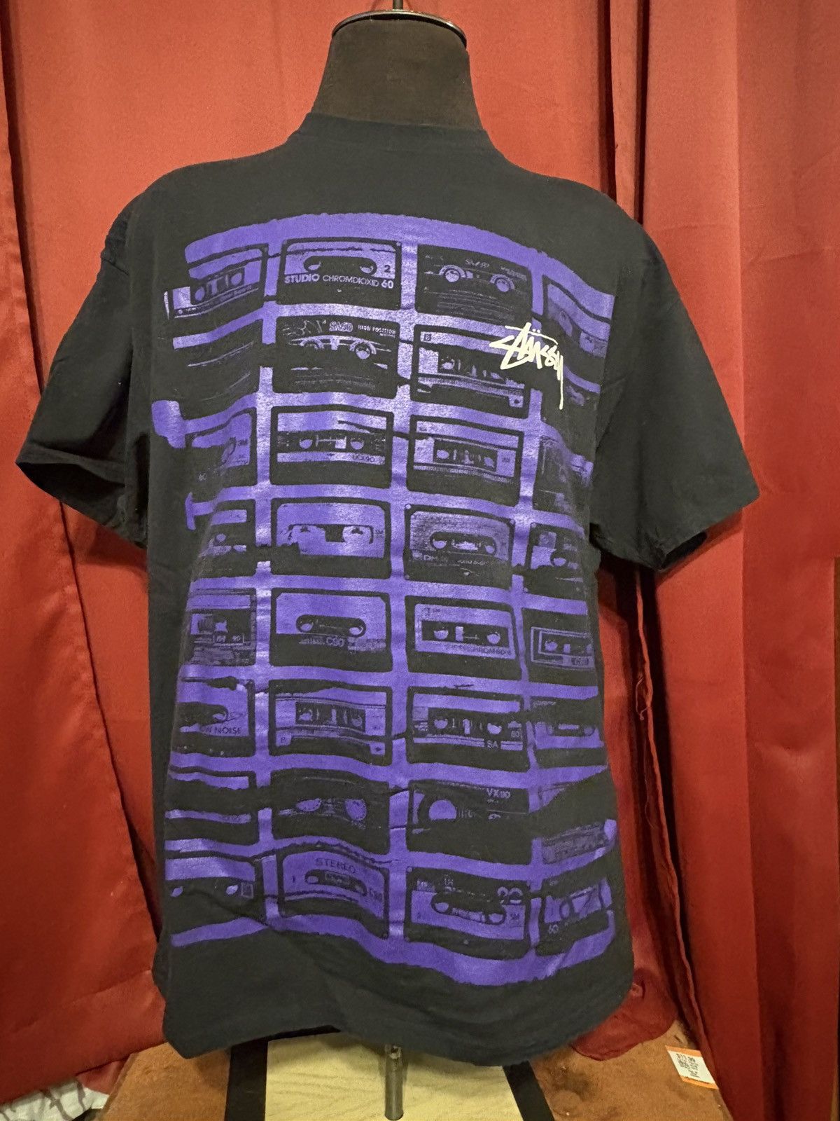 Stussy Stussy Mix Tape Cassette Tshirt Y2k All Over Print Size US XXL / EU 58 / 5 - 1 Thumbnail