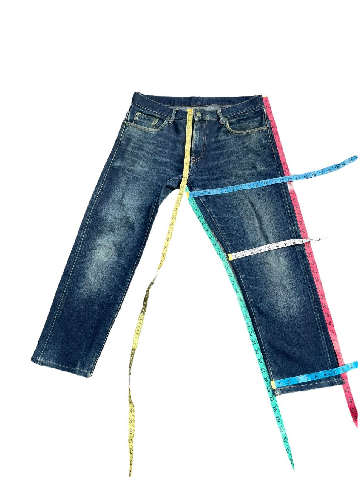 Japanese Brand × Uniqlo Uniqlo Selvedge Jeans Size US 35 - 11 Thumbnail