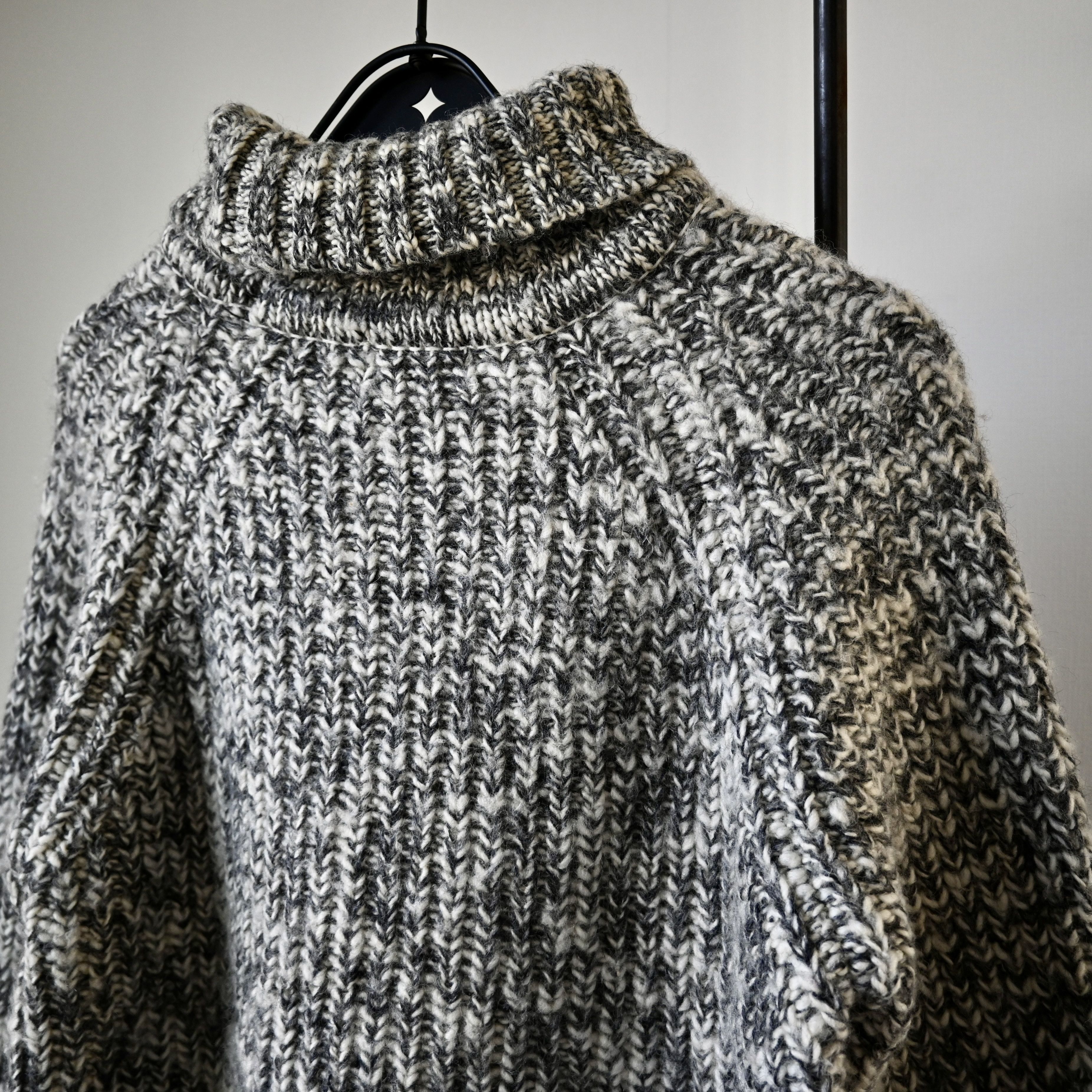 Vintage Vtg MOTHERS S.P.C. marled chunky knit sweater, made in UK Size S / US 4 / IT 40 - 4 Thumbnail
