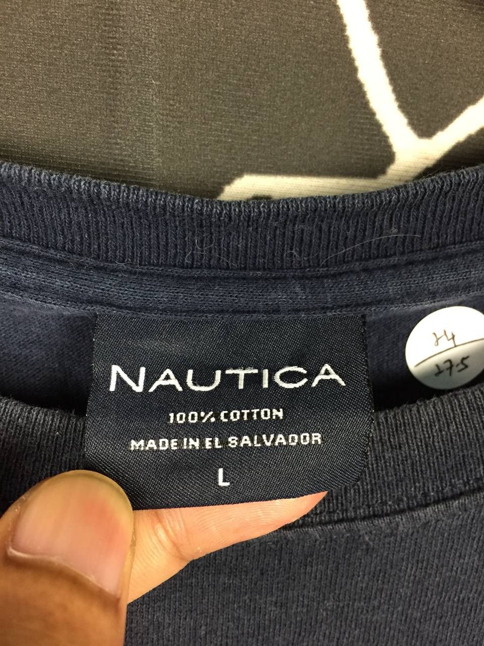 Nautica Vtg Nautica Sailing Flag Big Logo Spell Out Tee Size US L / EU 52-54 / 3 - 14 Thumbnail