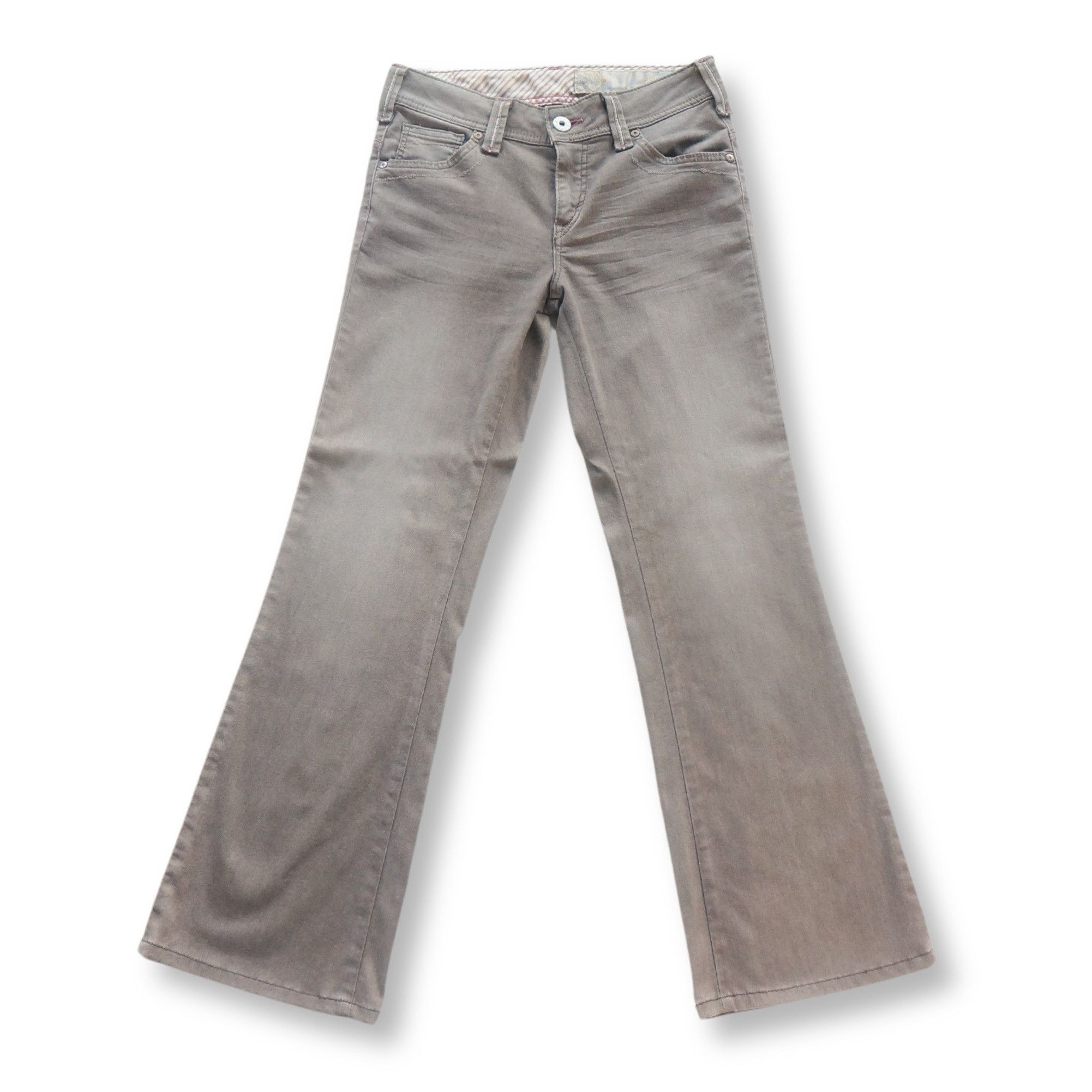 Edwin SOMETHING by EDWIN Brown Soft Flare Pants Size 28" / US 6 / IT 42 - 2 Thumbnail