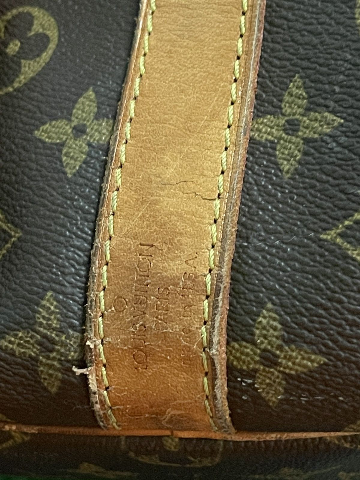 Louis Vuitton × Vintage 70-80s Louis Vuitton KeepAll 55 Carry-On Bag Size ONE SIZE - 8 Thumbnail
