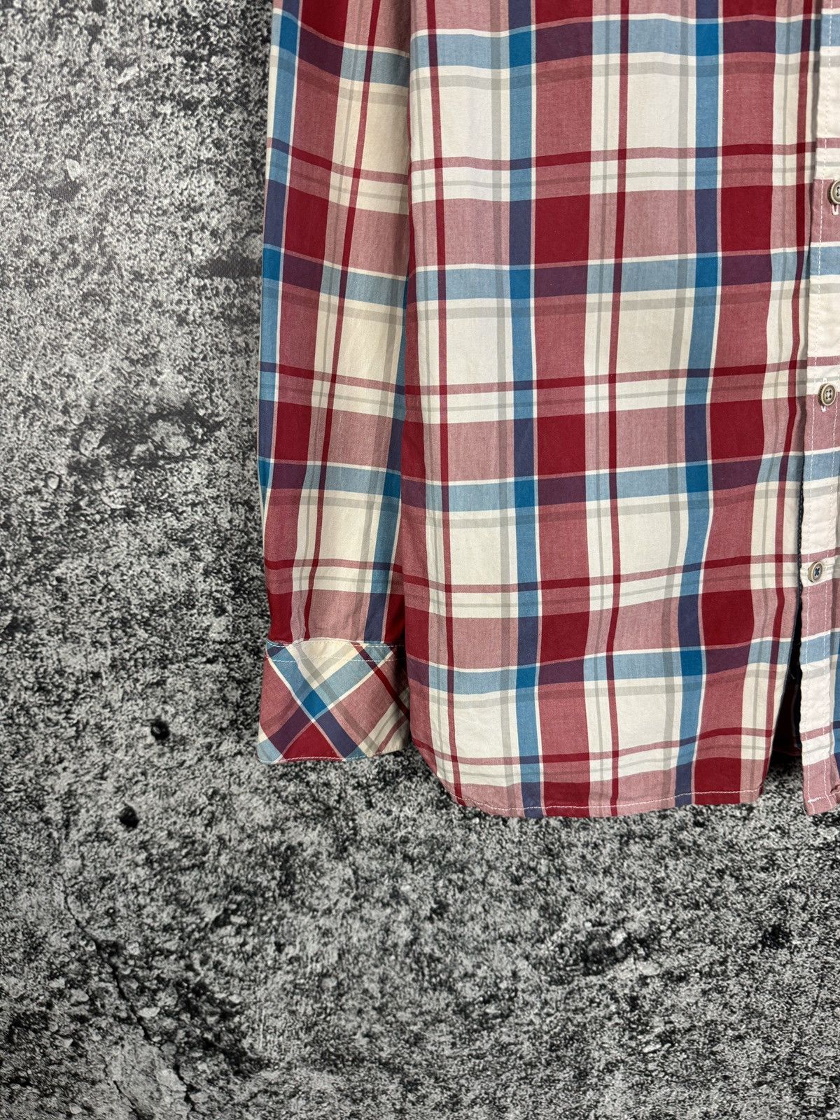 Napapijri Napapijri Long Sleeve Plaid Shirt Button Up Outdoor Size L Size US L / EU 52-54 / 3 - 4 Thumbnail