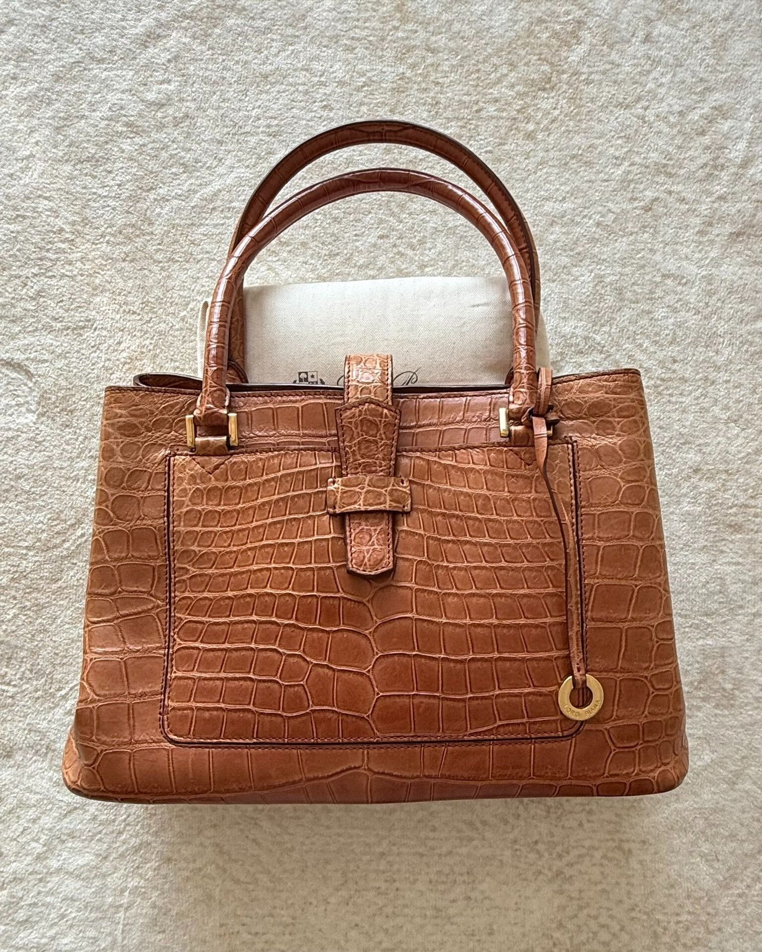 Loro Piana Loro Piana Bellevue Crocodile Handbag Size ONE SIZE - 1 Thumbnail