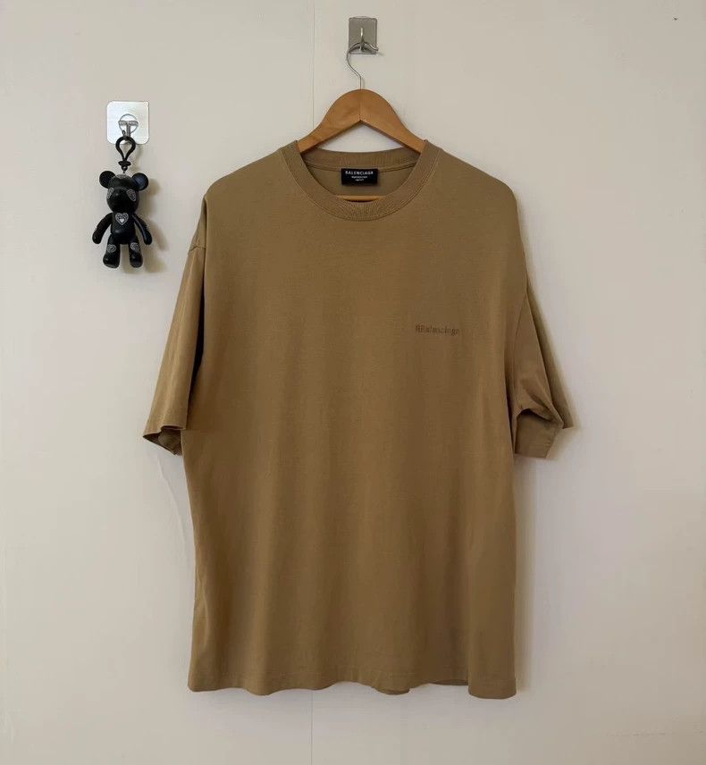 Balenciaga Balenciaga Khaki BB embroidered monogram short sleeve Size US L / EU 52-54 / 3 - 1 Thumbnail
