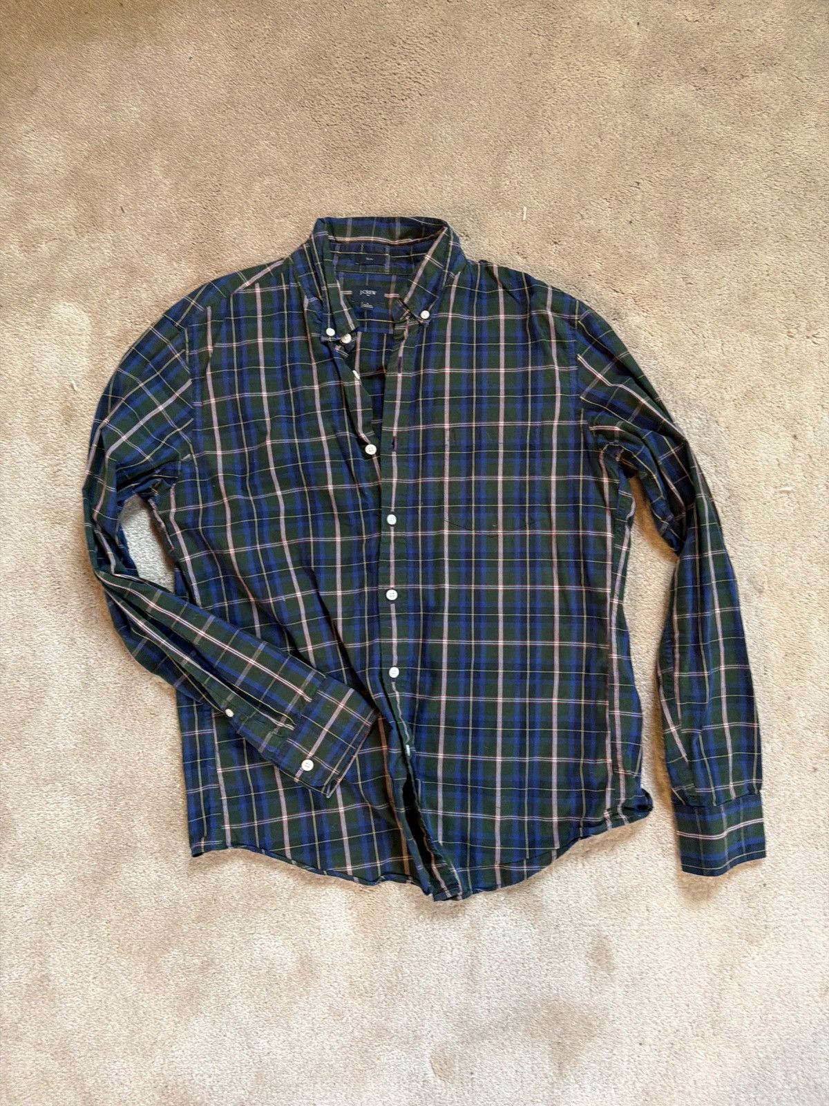 J.Crew Plaid button down shirt Size US L / EU 52-54 / 3 - 1 Thumbnail