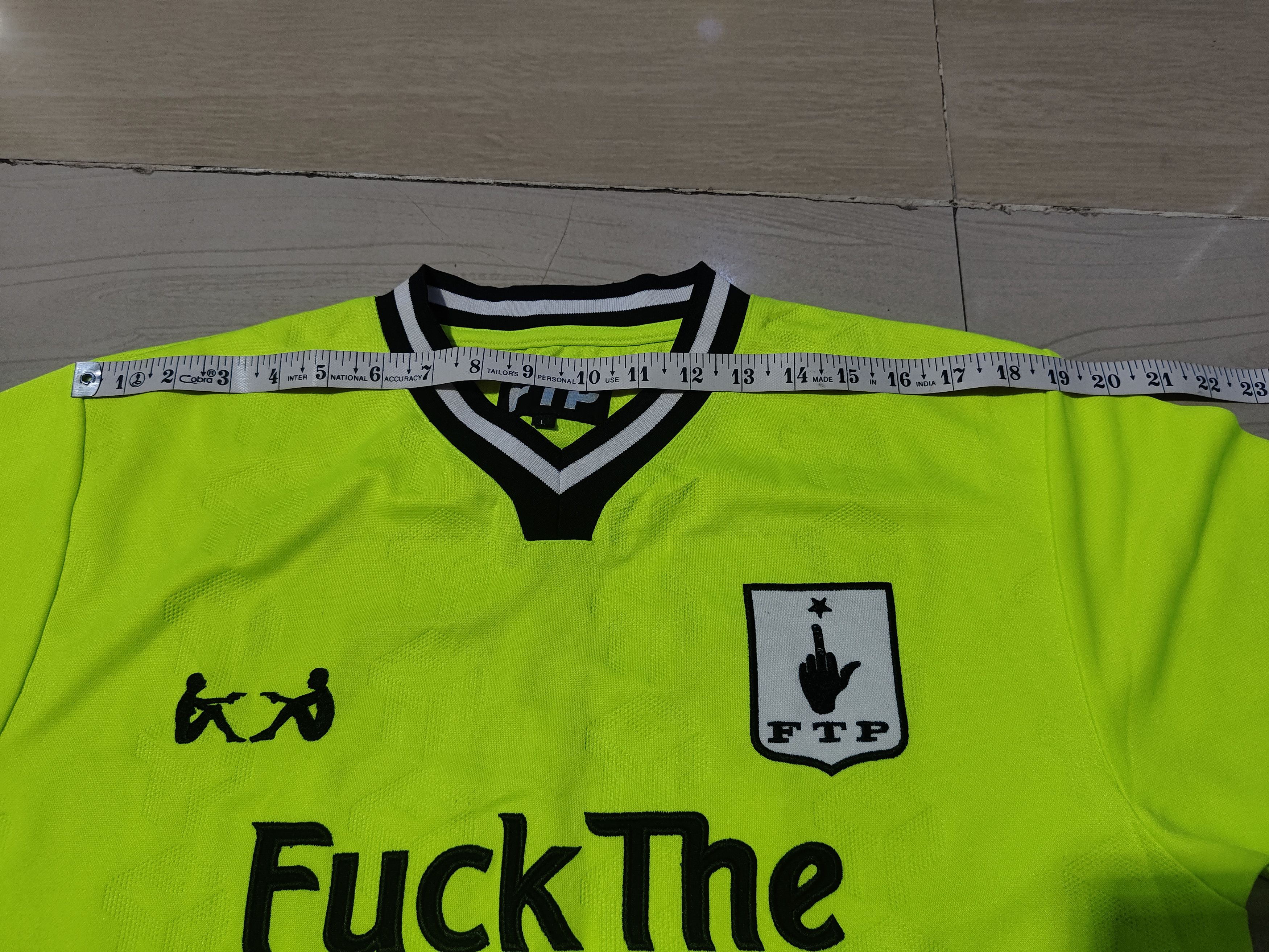 Fuck The Population FTP Fuck The Population Neon Green Soccer Jersey Shirt Size US M / EU 48-50 / 2 - 12 Thumbnail
