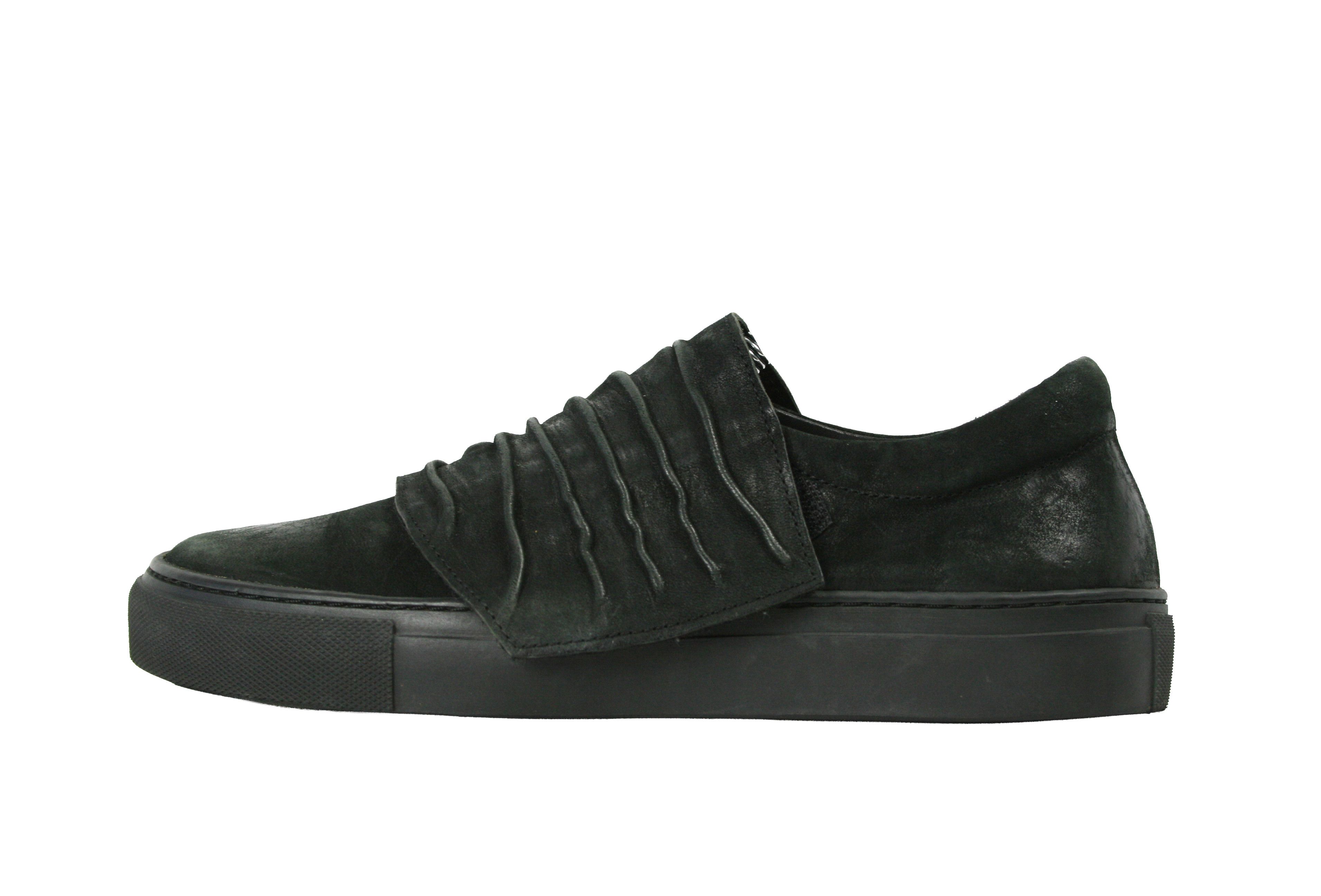 The Last Conspiracy Avant Garde Horse Leather Crinkle Straps Low Sneakers Size US 8 / IT 38 - 2 Thumbnail