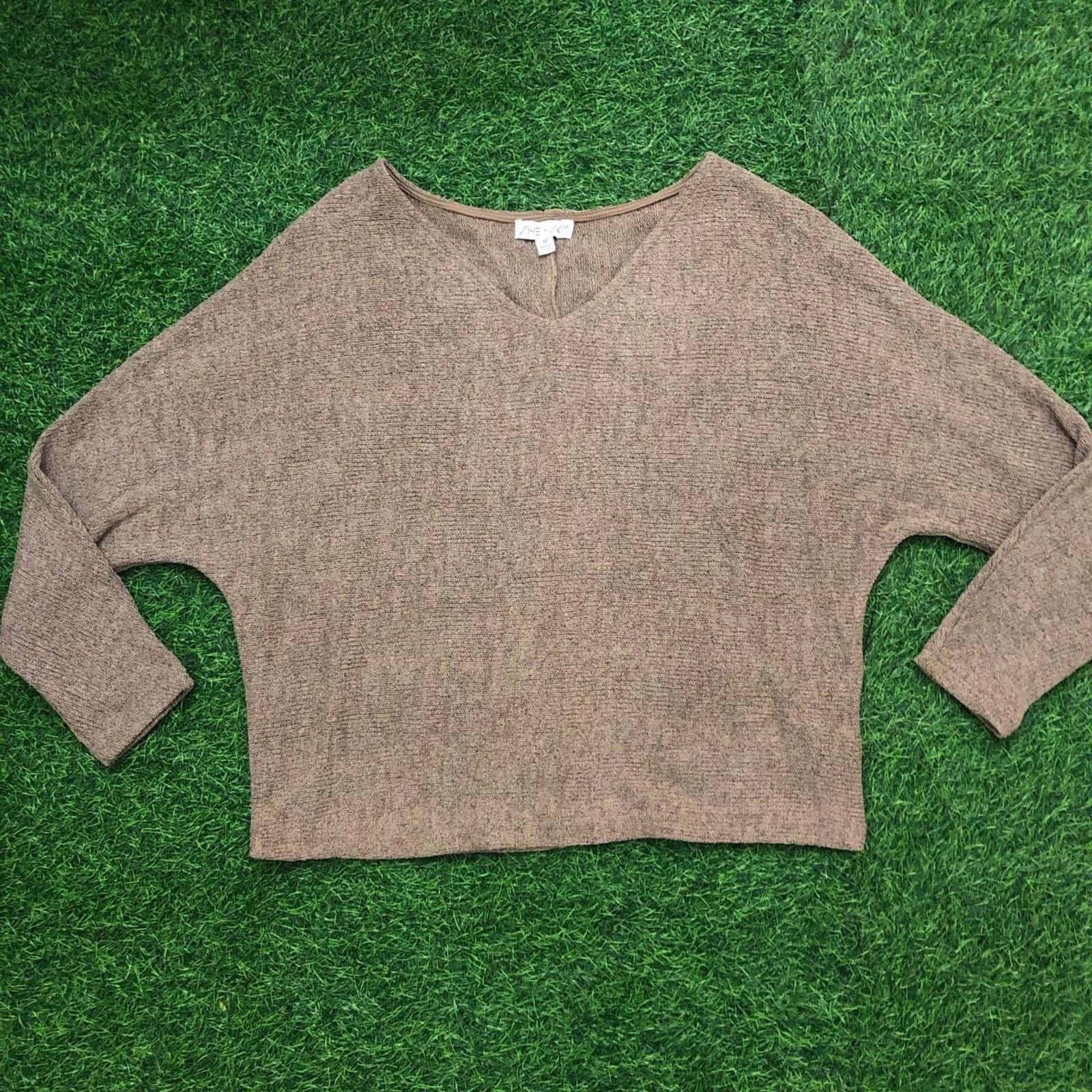 Other Women's Camel Cropped She+Sky Sweater Size M / US 6-8 / IT 42-44 - 1 Thumbnail