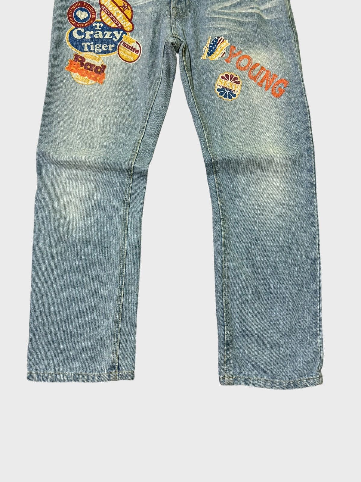 Japanese Brand CLONE DEVGRU DESIGN PRINTED CLAWMARK DENIM Size US 30 / EU 46 - 6 Thumbnail