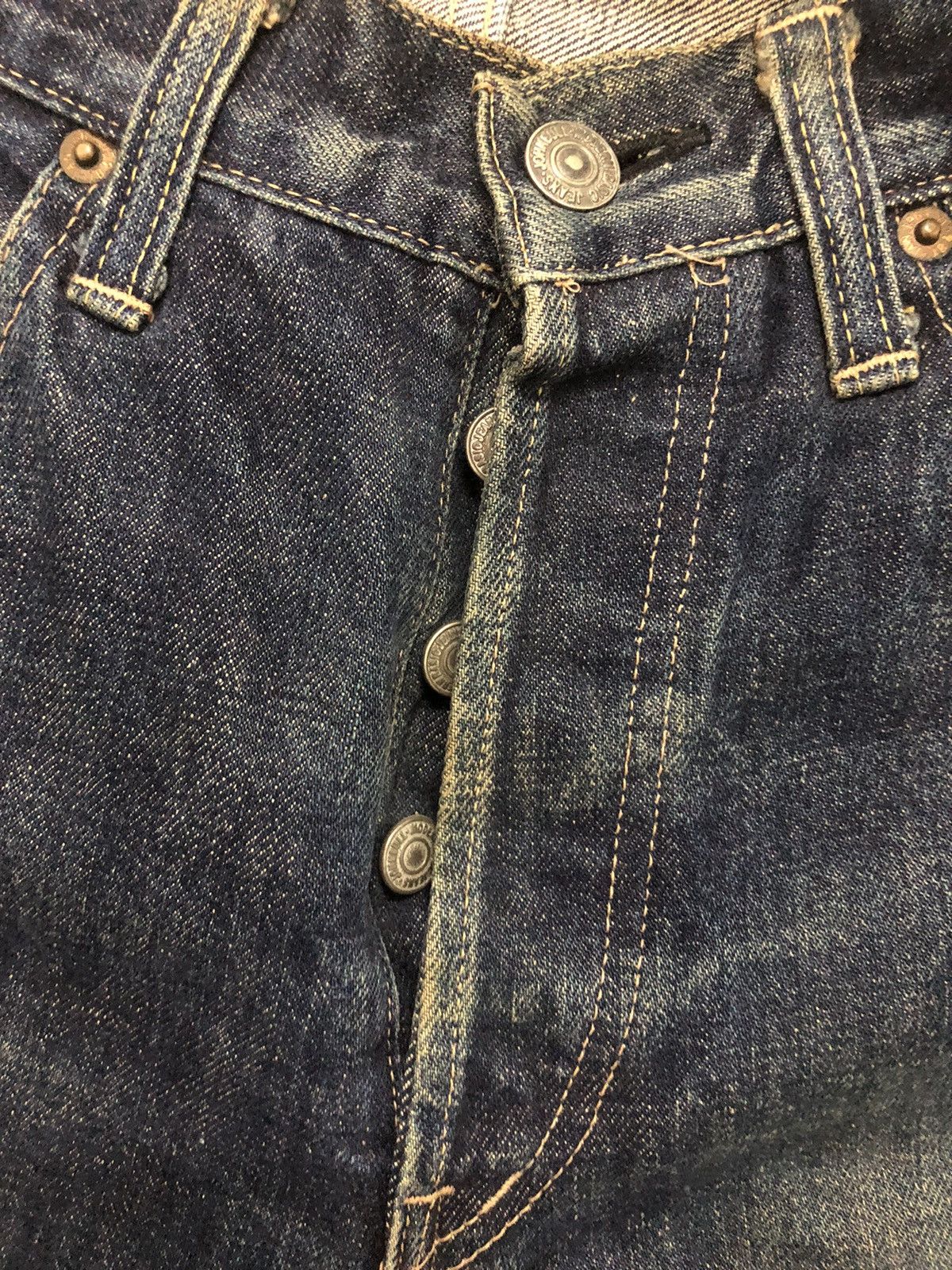 Japanese Brand × Johnbull John Bull Selvedge Blue Denim w30 Size US 30 / EU 46 - 5 Thumbnail