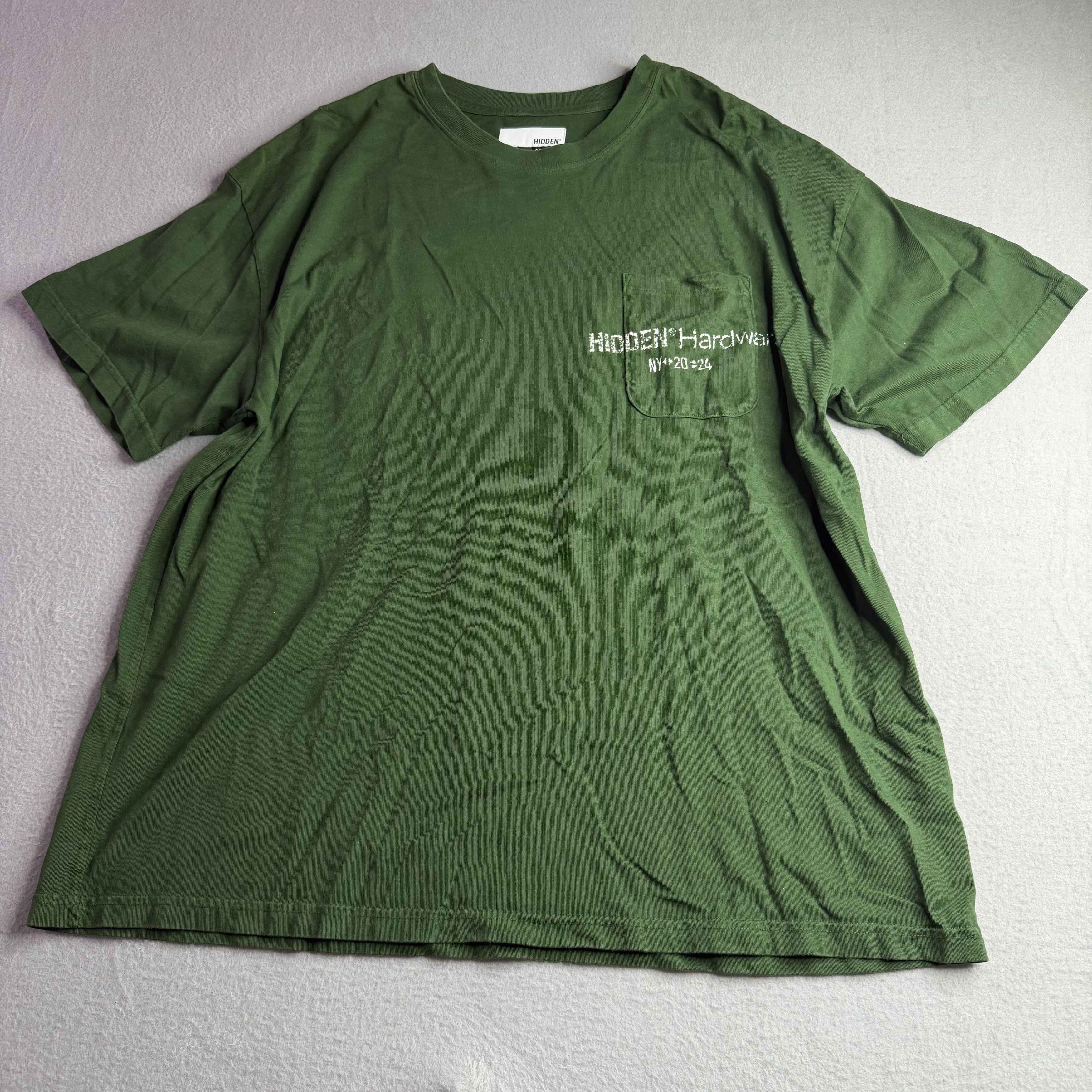 HIDDEN Hidden NY forest green graphic t-shirt Size US XXL / EU 58 / 5 - 1 Thumbnail