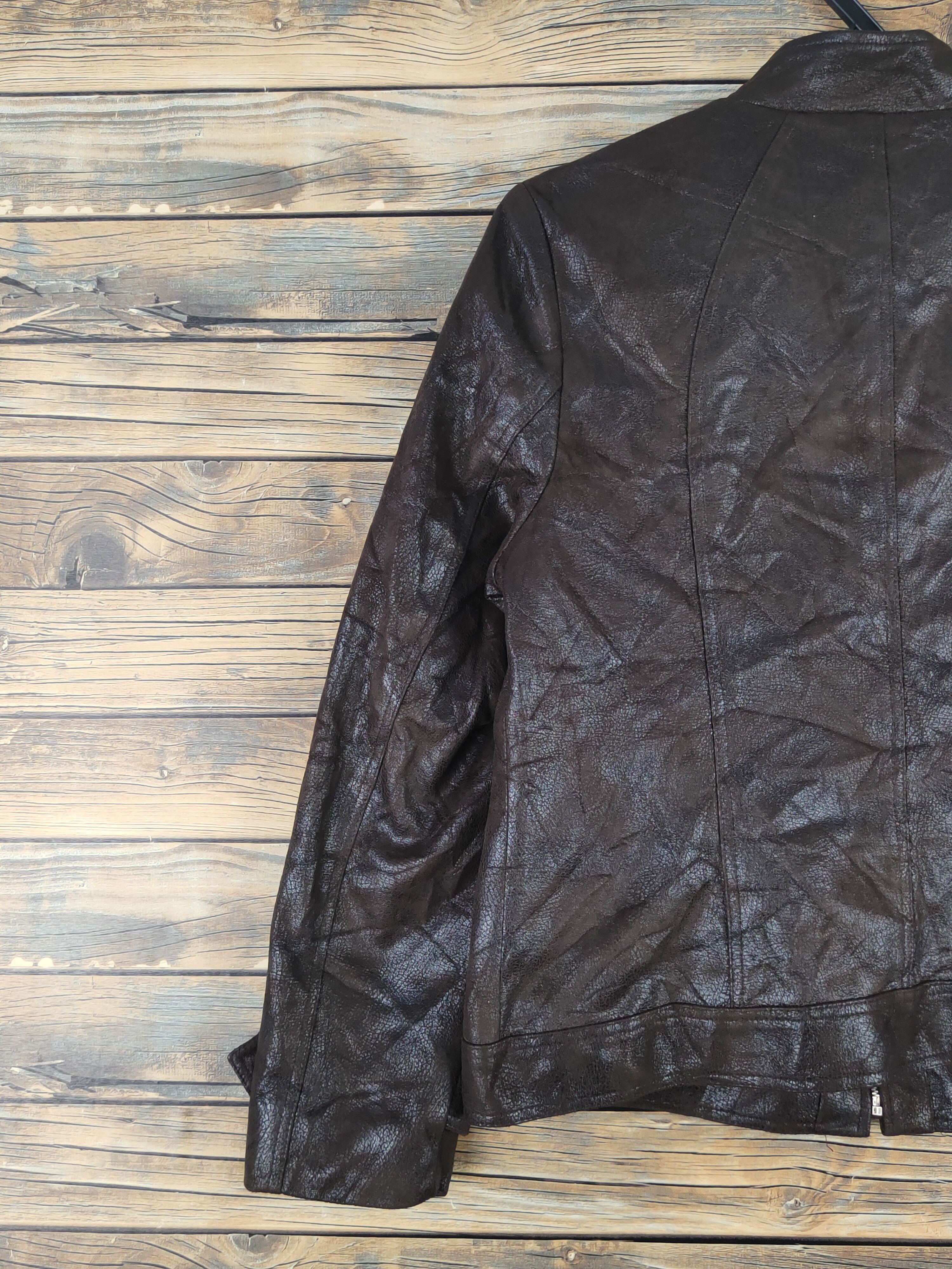 Japanese Brand Japanese Brand Dark Brown Leather Jackets #W1116 Size US S / EU 44-46 / 1 - 8 Thumbnail