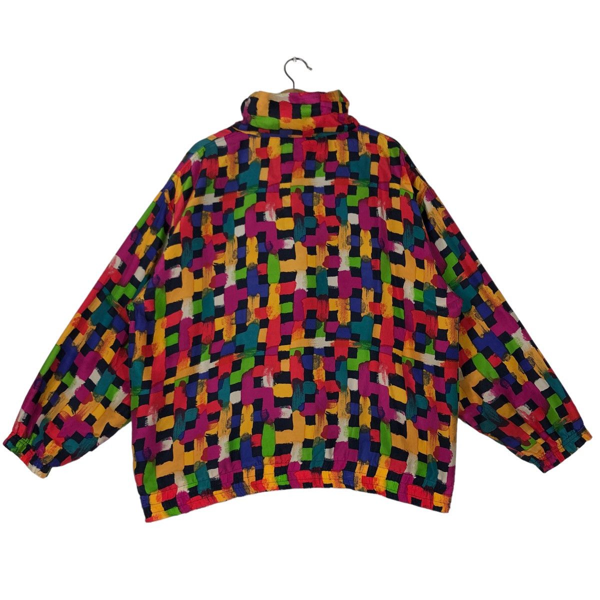 Japanese Brand 🔥90’s Vintage Silk Bomber Jacket EVR Art Issey Miyake Size US XL / EU 56 / 4 - 8 Thumbnail