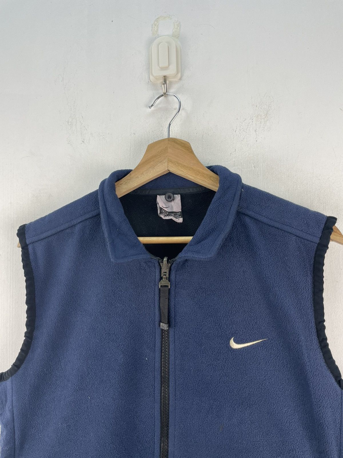 Nike × Vintage Nike Vintage Y2K Fleece Vest Jacket Therma Fit Size US S / EU 44-46 / 1 - 2 Thumbnail