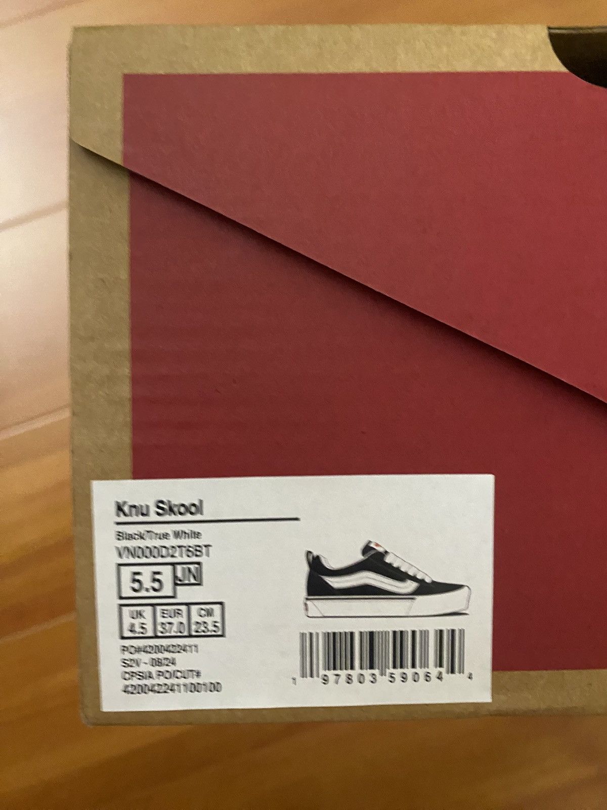 Vans Vans Knu School Black Size US 5.5 / EU 38 - 2 Thumbnail