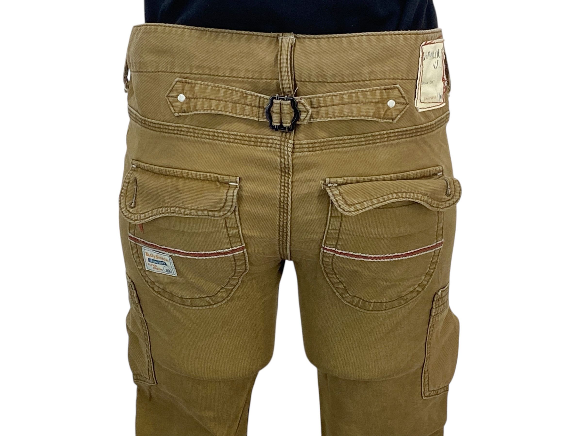 Japanese Brand Betty Smith Carpenter Workwear Hickory Dungarees Size 25" / US 0 / IT 36 - 13 Thumbnail