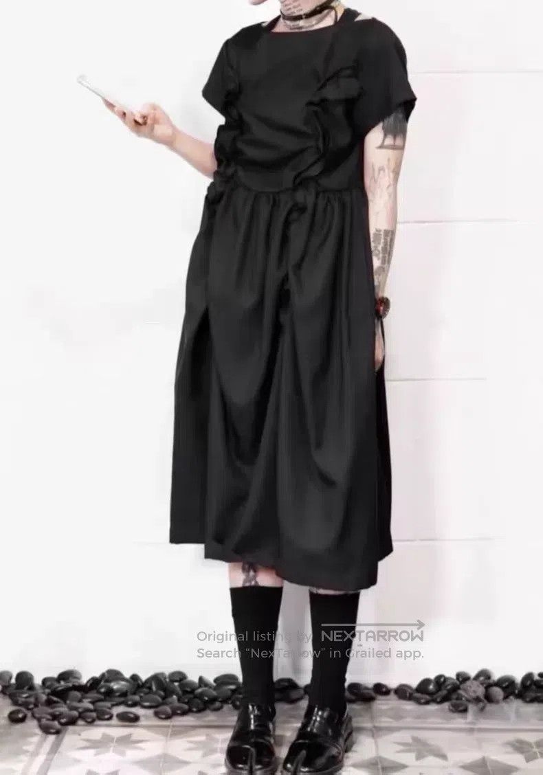 Comme des Garcons Comme Des Garcons Polyester pleated lace ruffle dress Size M / US 6-8 / IT 42-44 - 4 Thumbnail