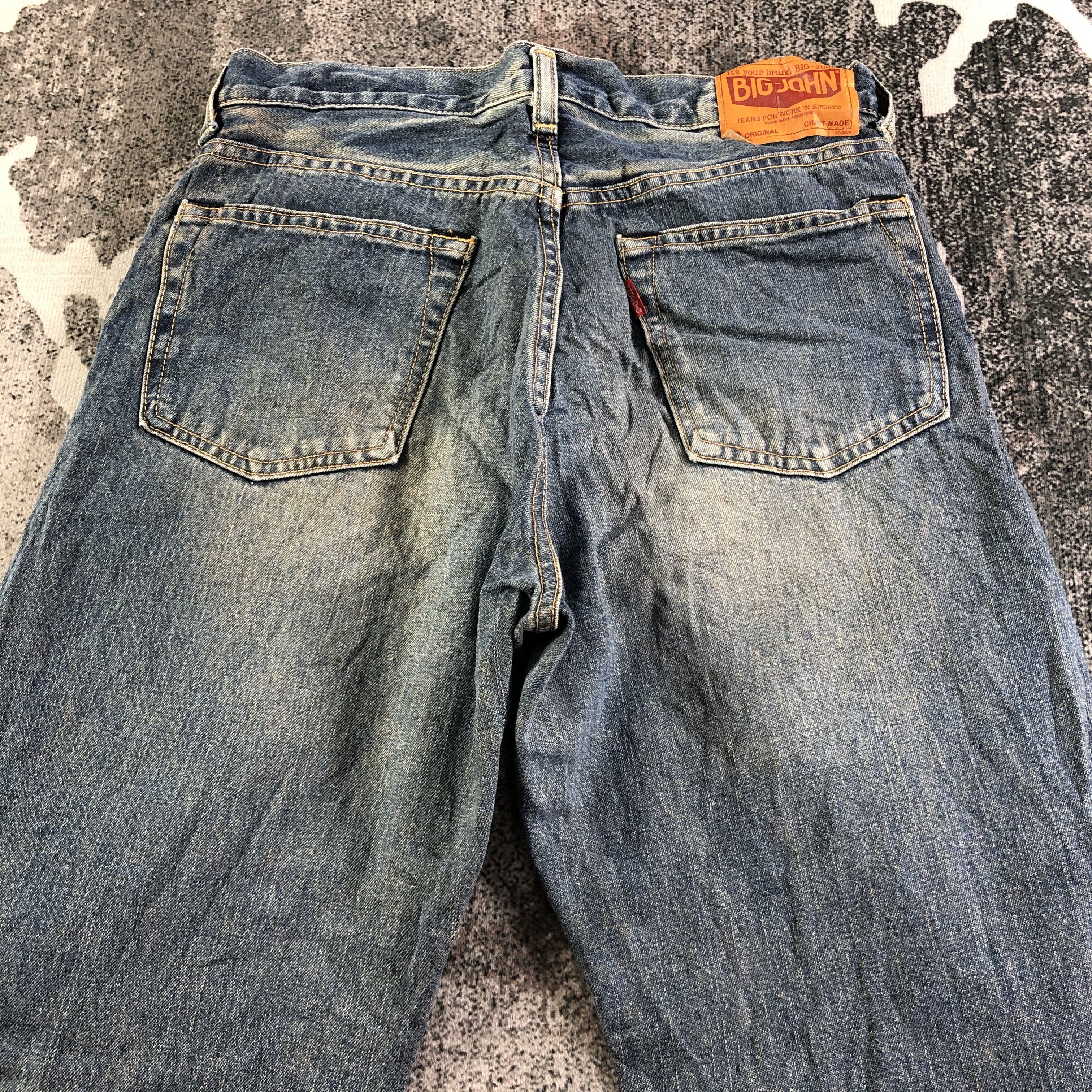 Big John Vintage Big John Jeans Faded Blue Denim KJ3122 Size US 28 / EU 44 - 4 Thumbnail