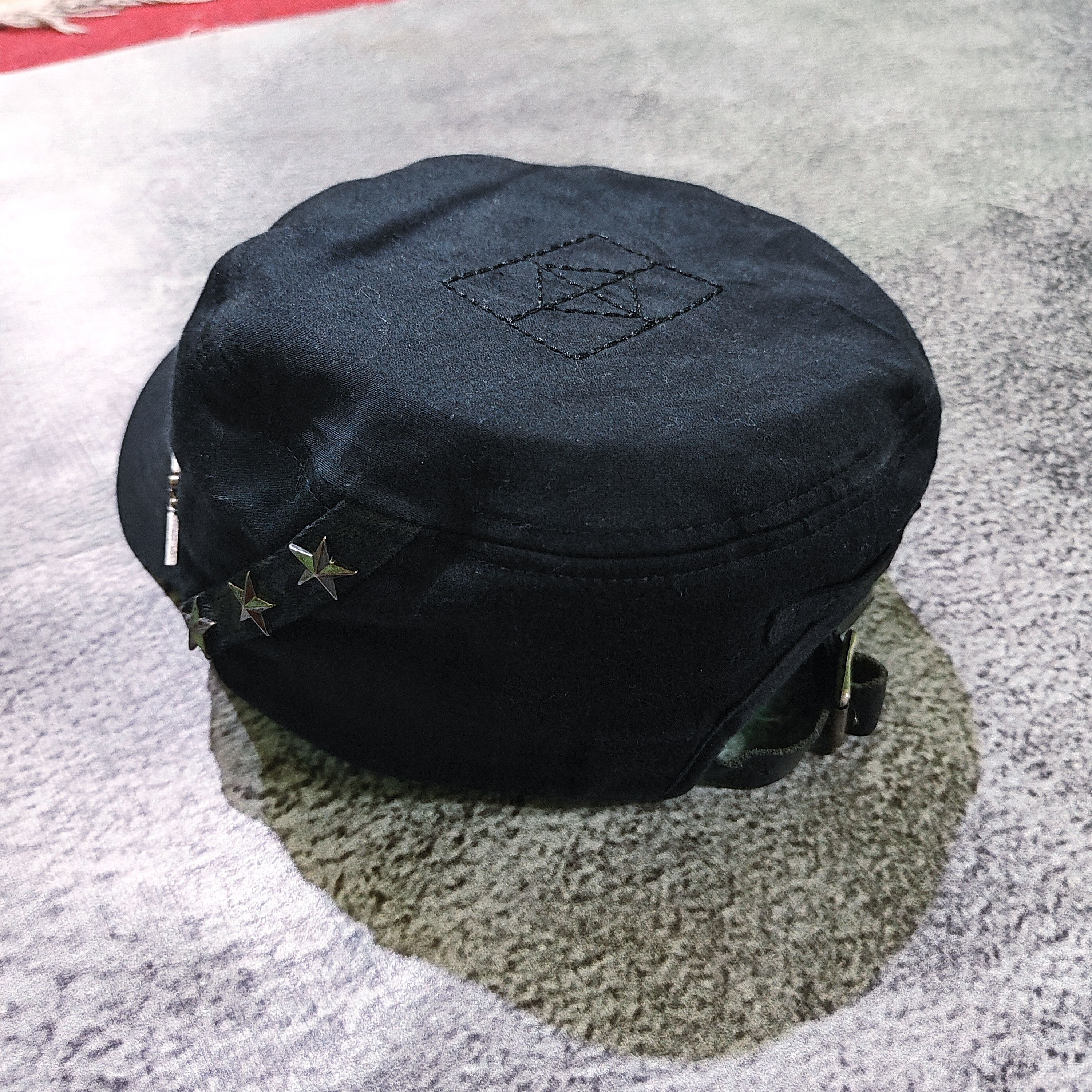 Japanese Brand H.Coustic Ditsetressed Patrol Caps Size ONE SIZE - 5 Thumbnail