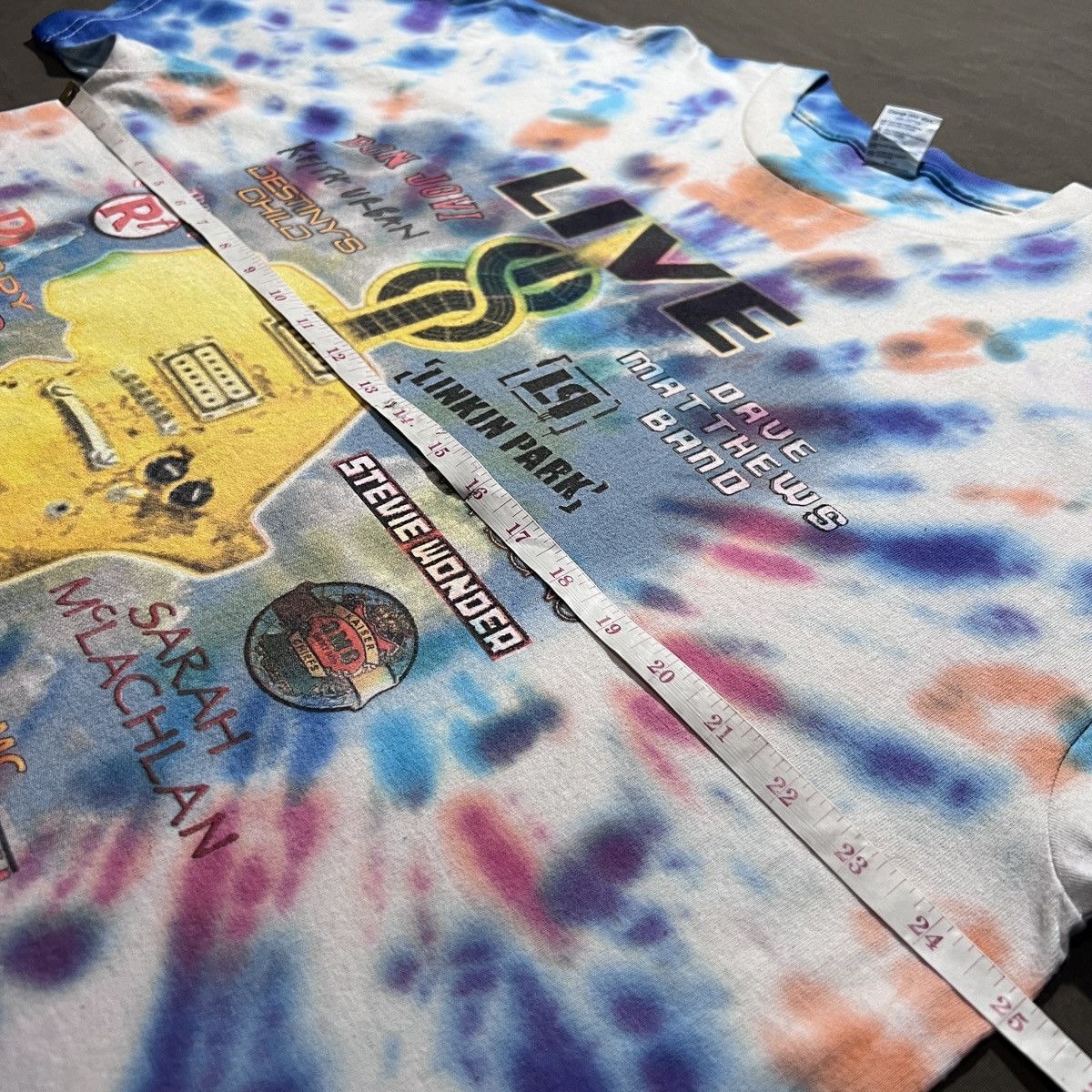 Band Tees Vintage Y2K Live Aid 8 XL Dido Linkin Park Stevie Wonder Size US XL / EU 56 / 4 - 8 Thumbnail