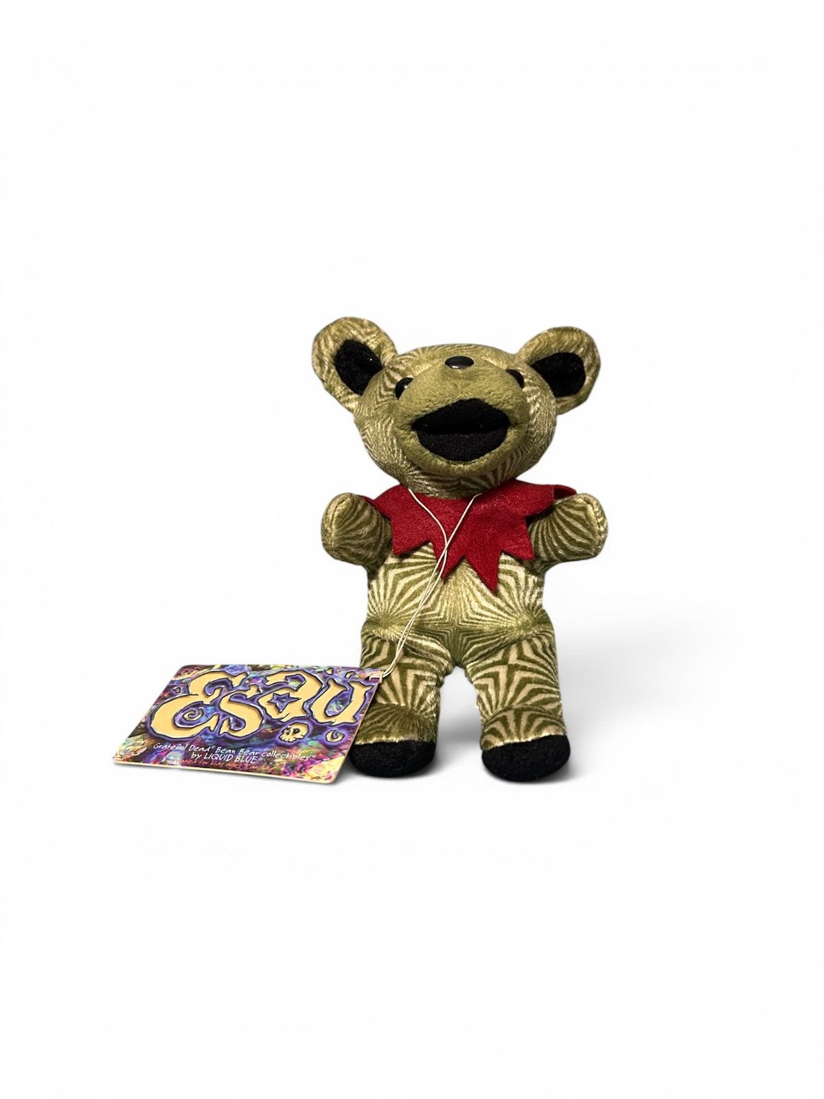 Grateful Dead × Liquid Blue 1999 Grateful DeaD Bean Bear 'Esau' Plush Size ONE SIZE - 1 Thumbnail