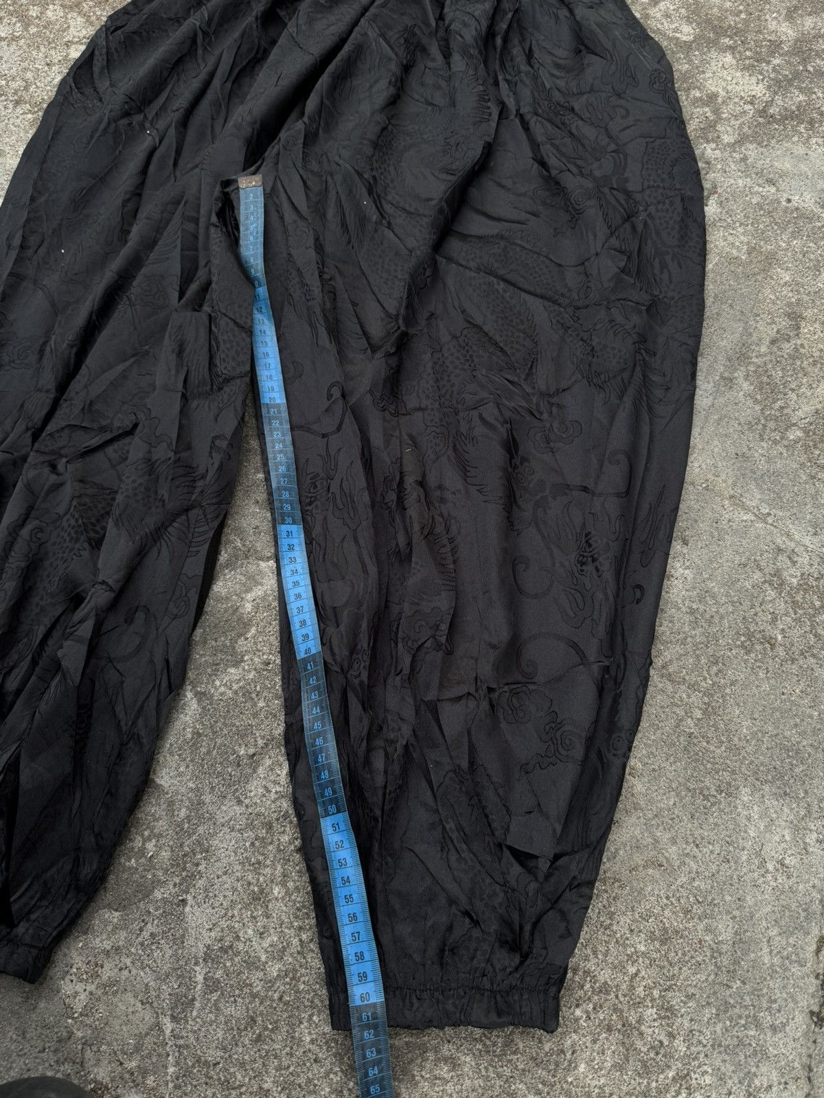 Karakuri Tamashii Balloon Pants Dragon Black Japanese Yohji Yamamoto Styled Size US 32 / EU 48 - 12 Thumbnail