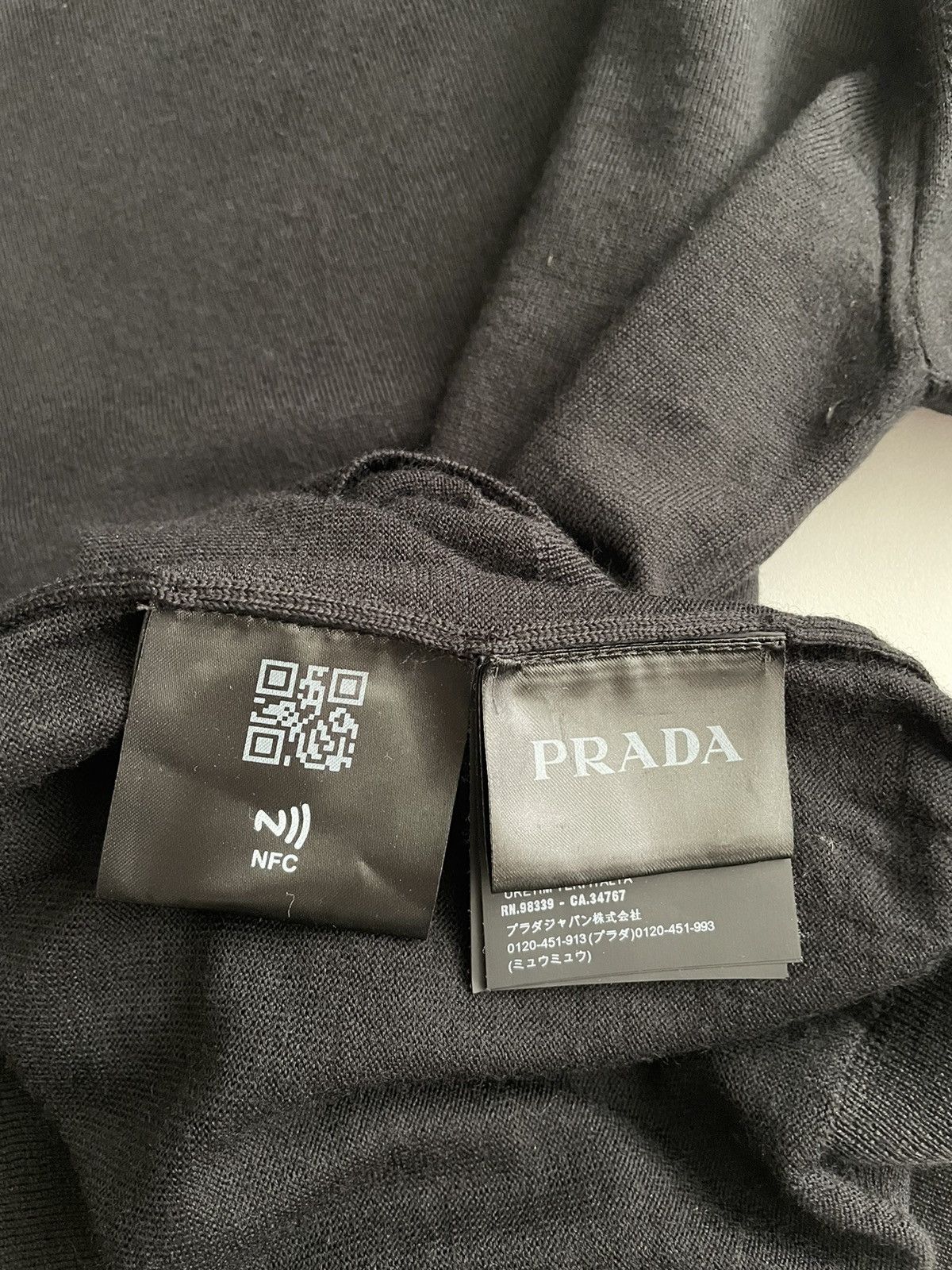 Prada × Raf Simons Prada by Raf Simons High Neck Wool Sweater Size US L / EU 52-54 / 3 - 6 Thumbnail