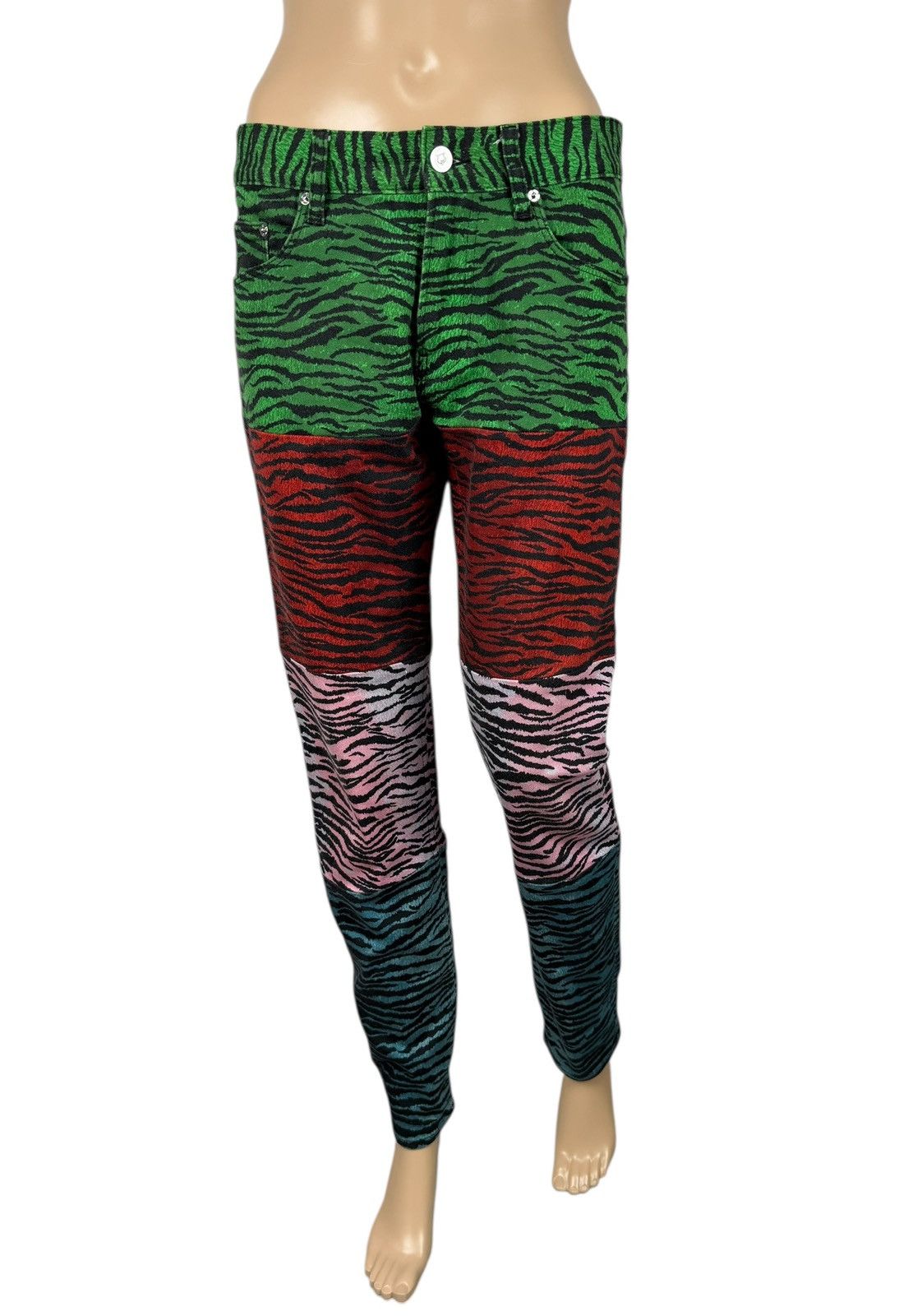 H&M × Kenzo Kenzo Jungle H&M Multicolor Animal Printed Jeans size 31 Size 31" - 3 Thumbnail
