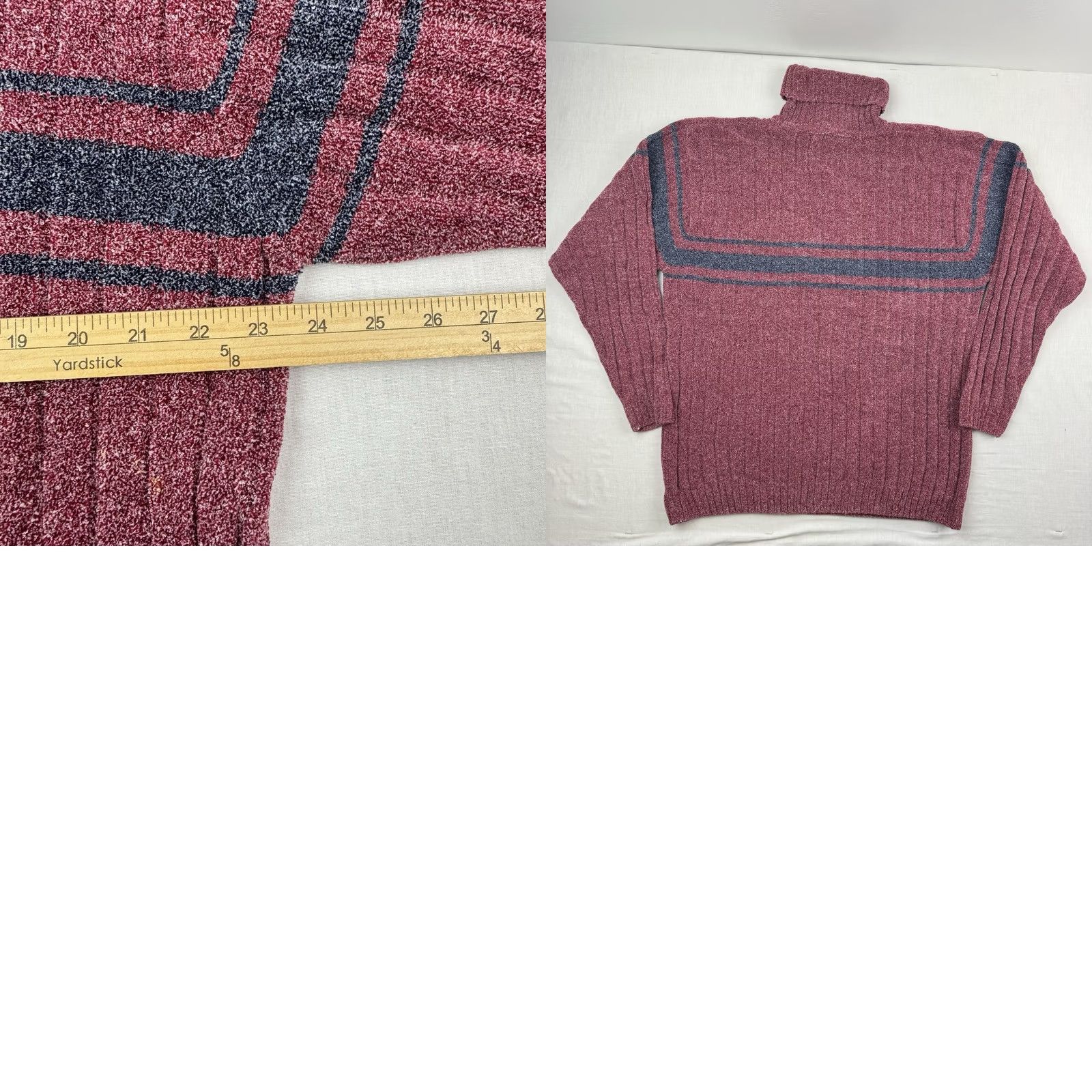 Rocawear VINTAGE Rocawear Turtleneck Sweater Adult L Red Hip Hop Y2K Hipster Patch Pullover 90s Mens Size US L / EU 52-54 / 3 - 9 Thumbnail